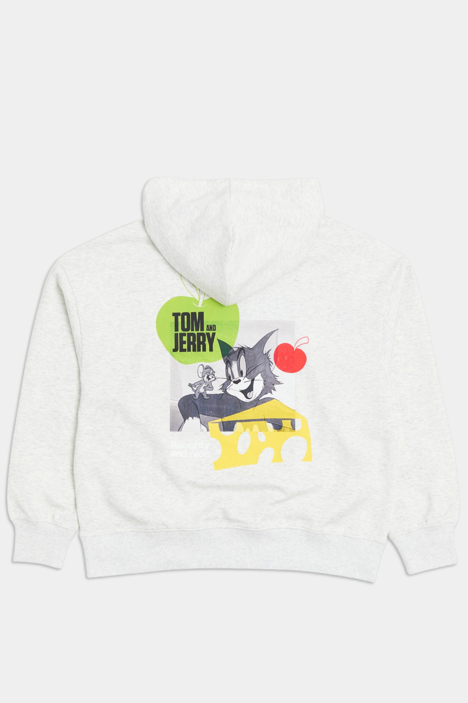 TOM AND JERRY 金屬鉚釘 太空棉連帽長袖上衣