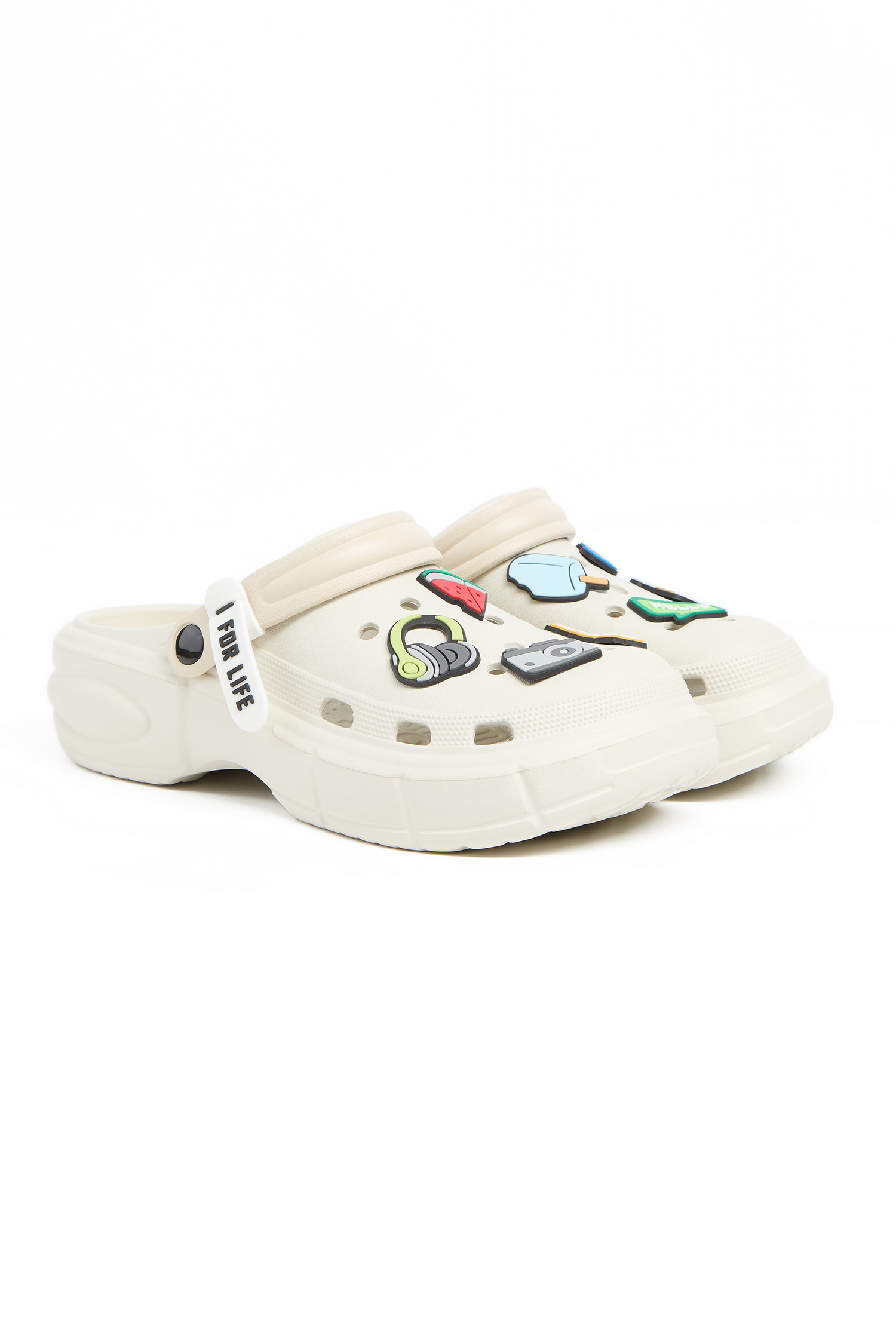 Life8 夏日玩樂 Q彈厚底拖鞋(可水洗)