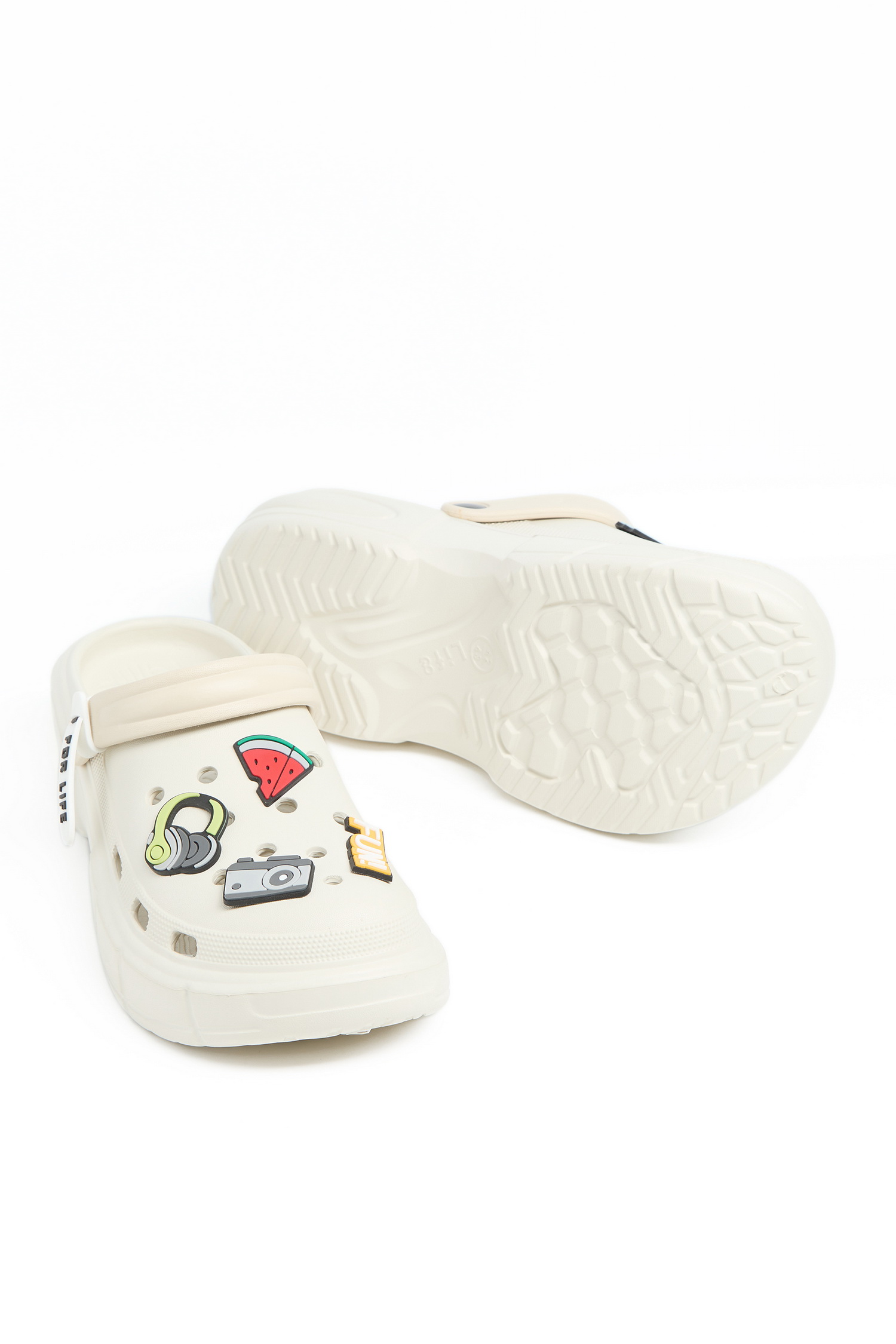 Life8 夏日玩樂 Q彈厚底拖鞋(可水洗)