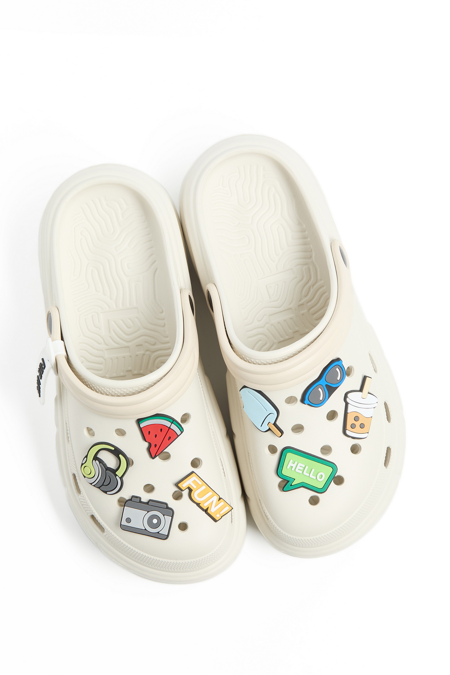 Life8 夏日玩樂 Q彈厚底拖鞋(可水洗)