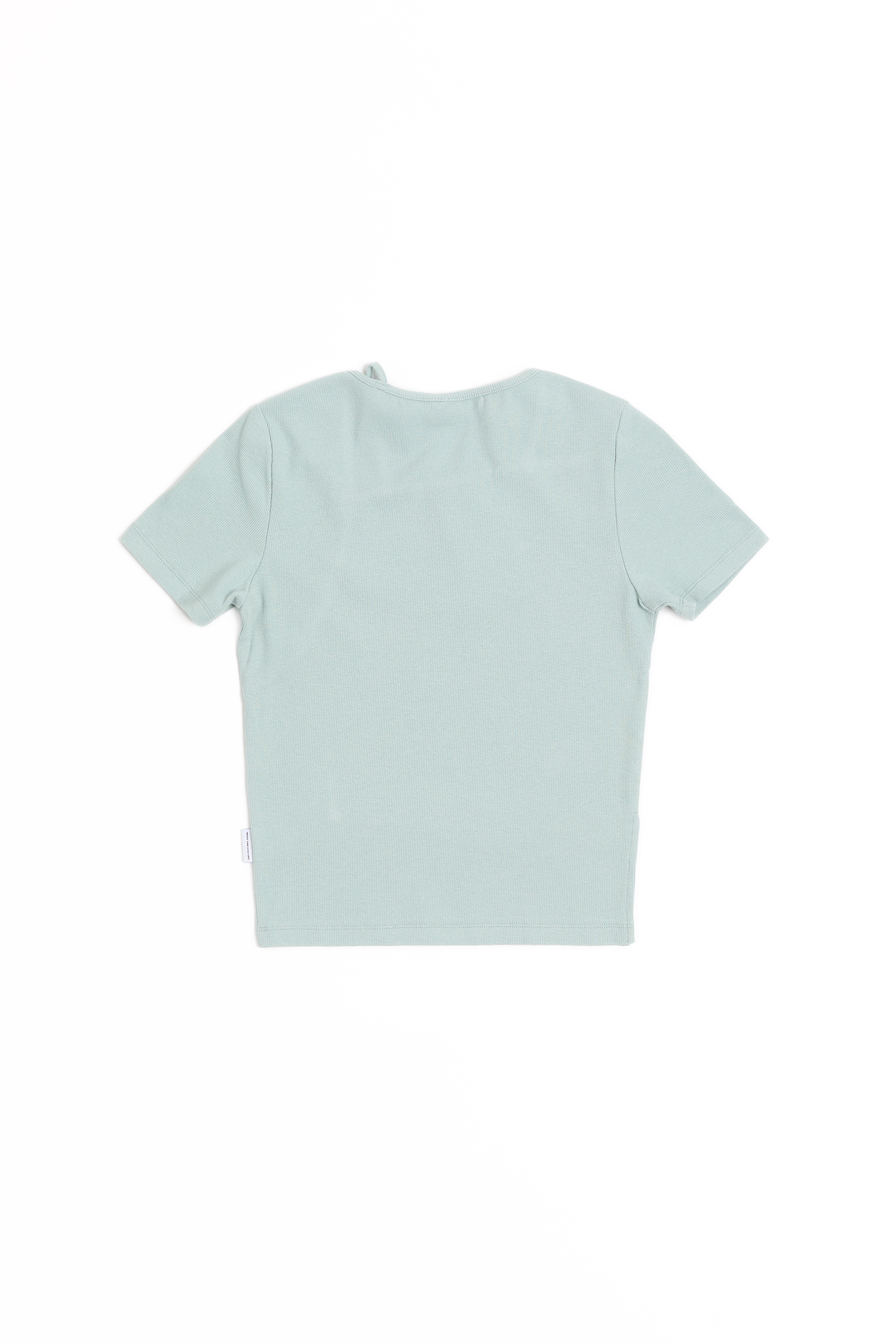 K:CODE 不對稱設計 貼身短袖上衣(女)