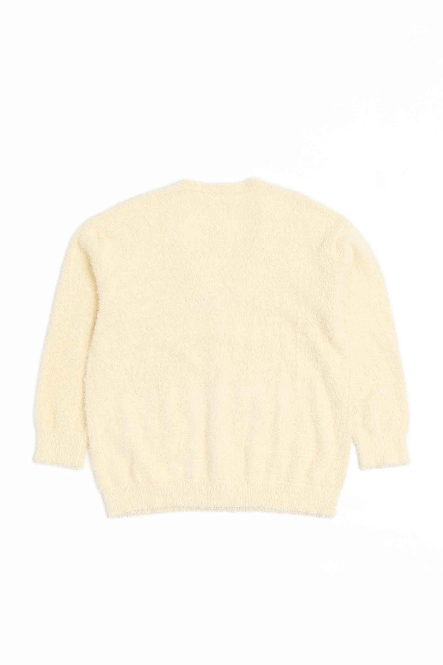 K:CODE 仿貂毛 針織開襟外套(女)