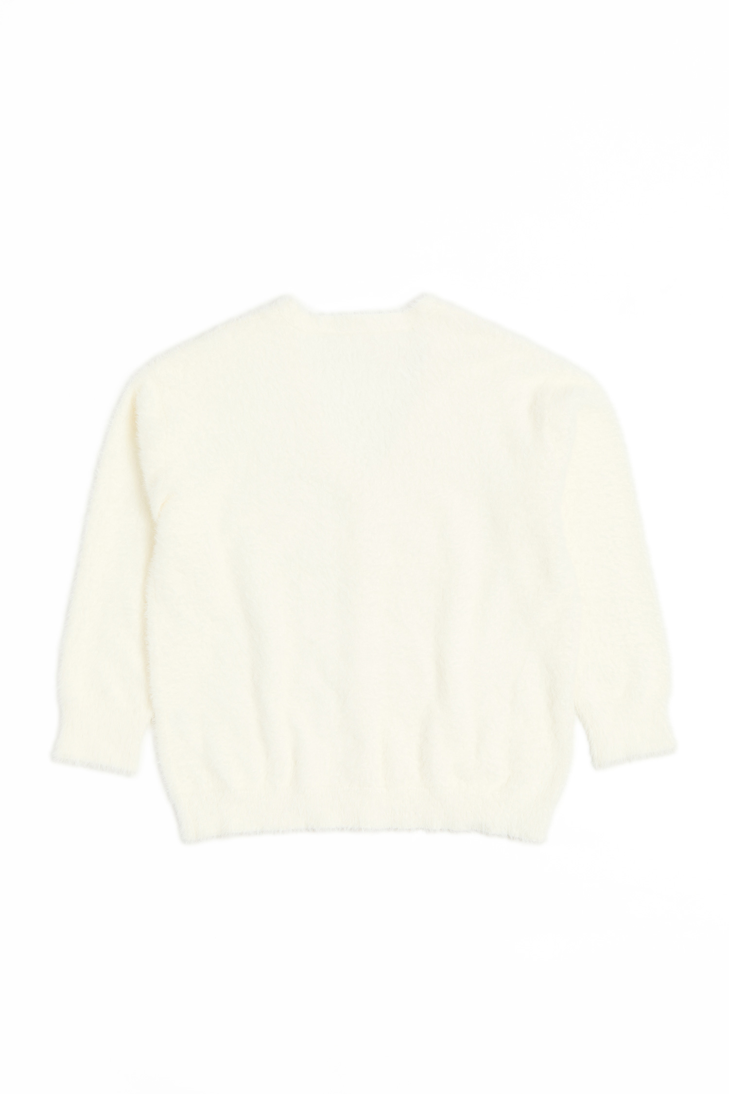 K:CODE 仿貂毛 針織開襟外套(女)