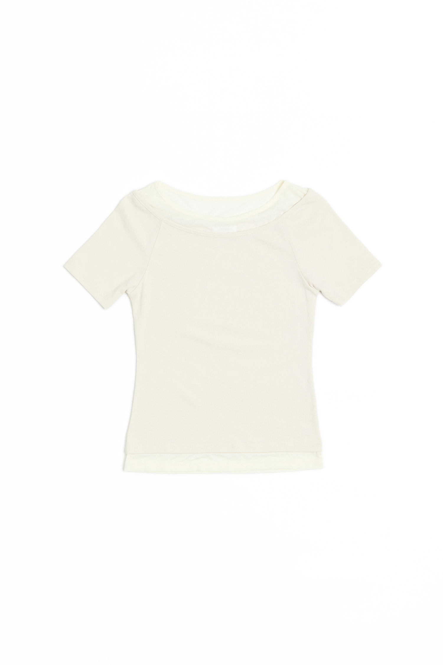 層次感 美肩短袖上衣(女)