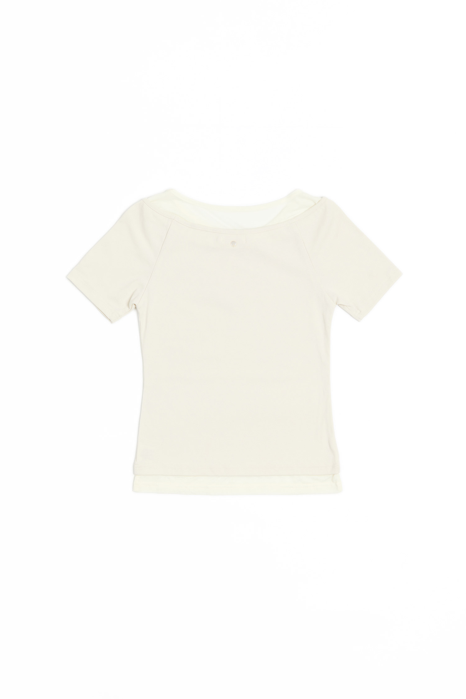 層次感 美肩短袖上衣(女)