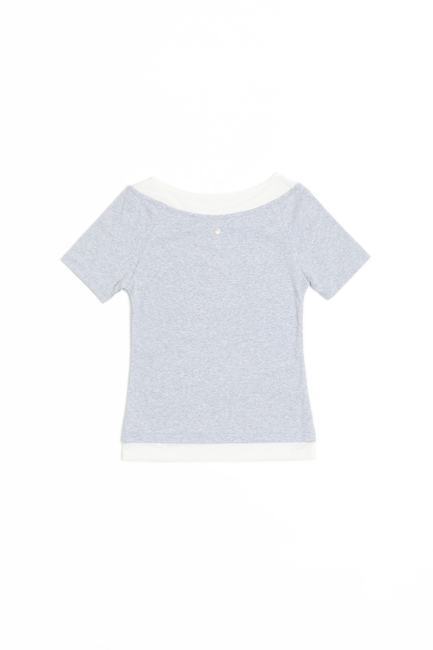 層次感 美肩短袖上衣(女)