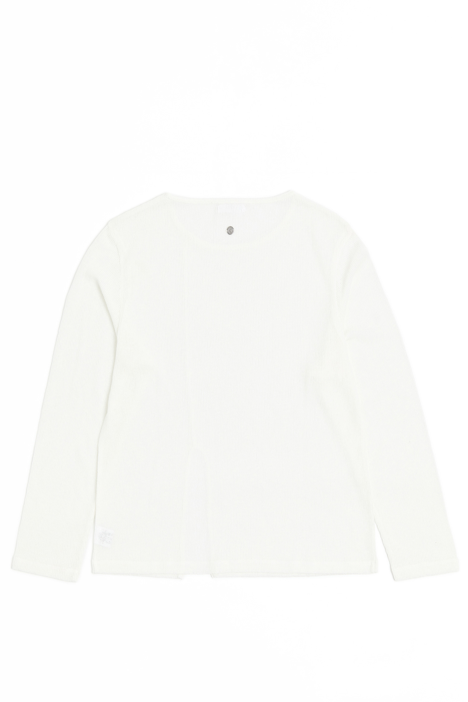 極簡開岔 針織長袖上衣(女)