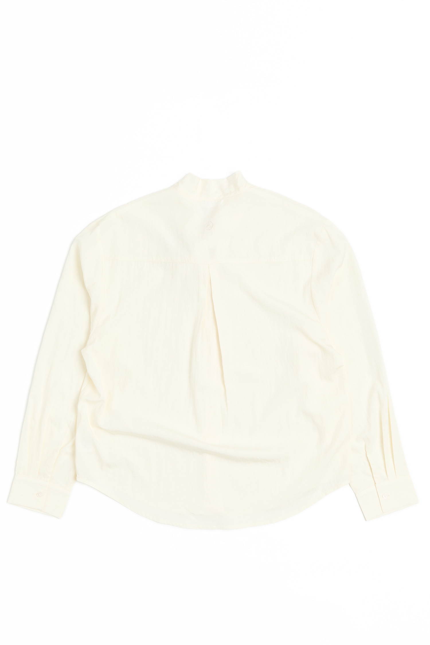 輕柔飄帶長袖襯衫(女)