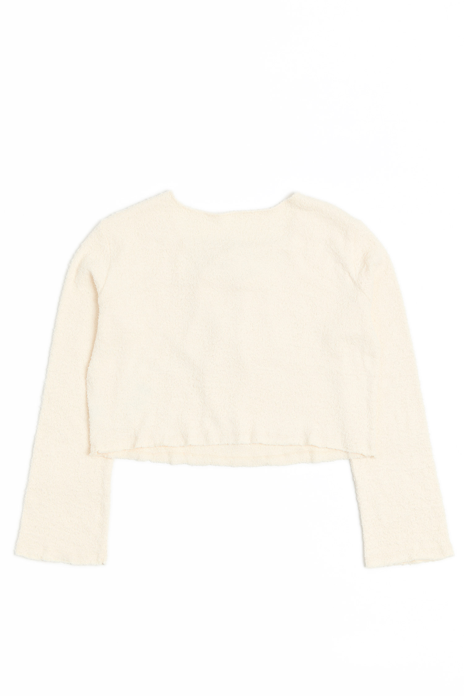 正反兩穿 毛毛綁帶上衣(女)