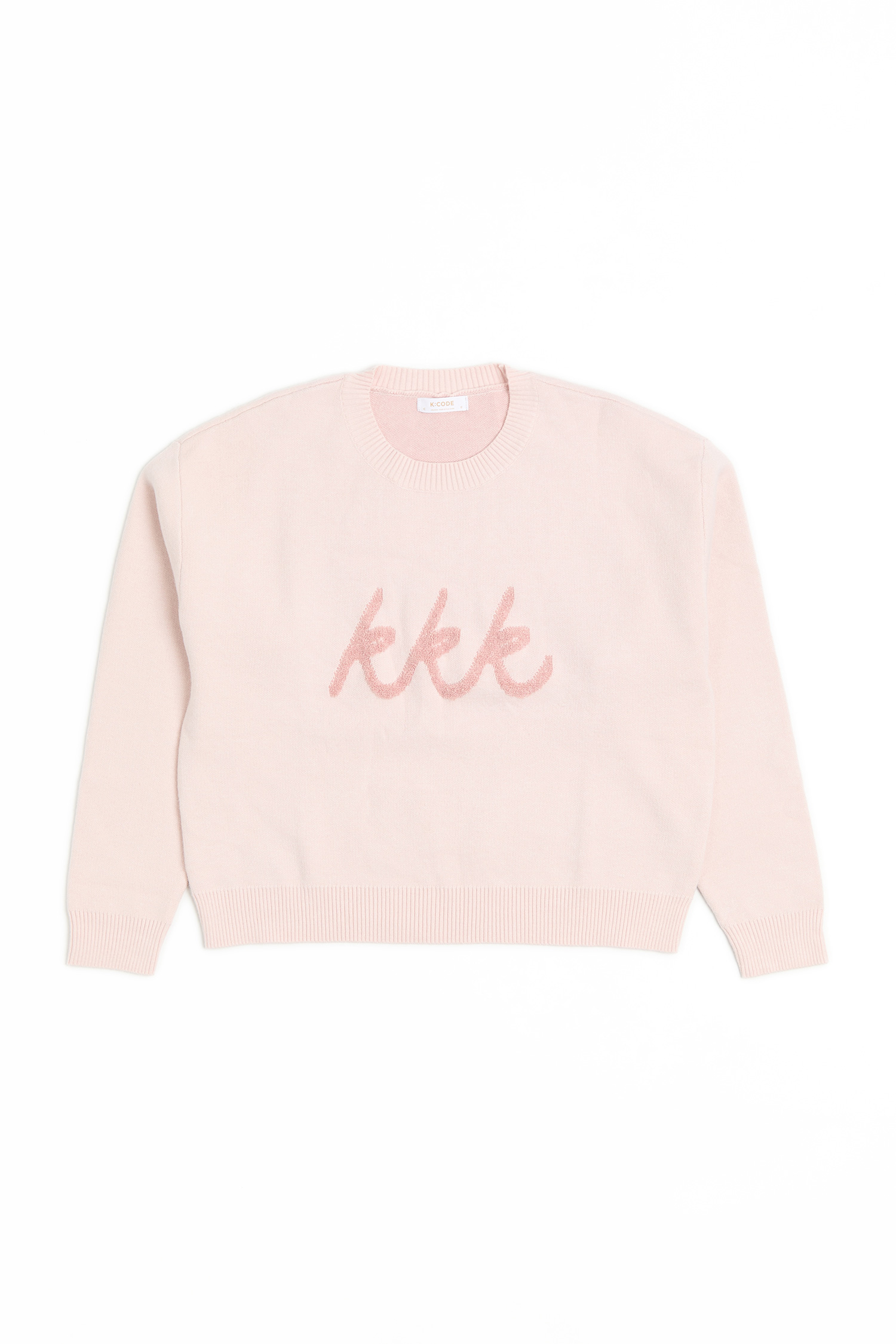 手寫K緹花針織毛衣