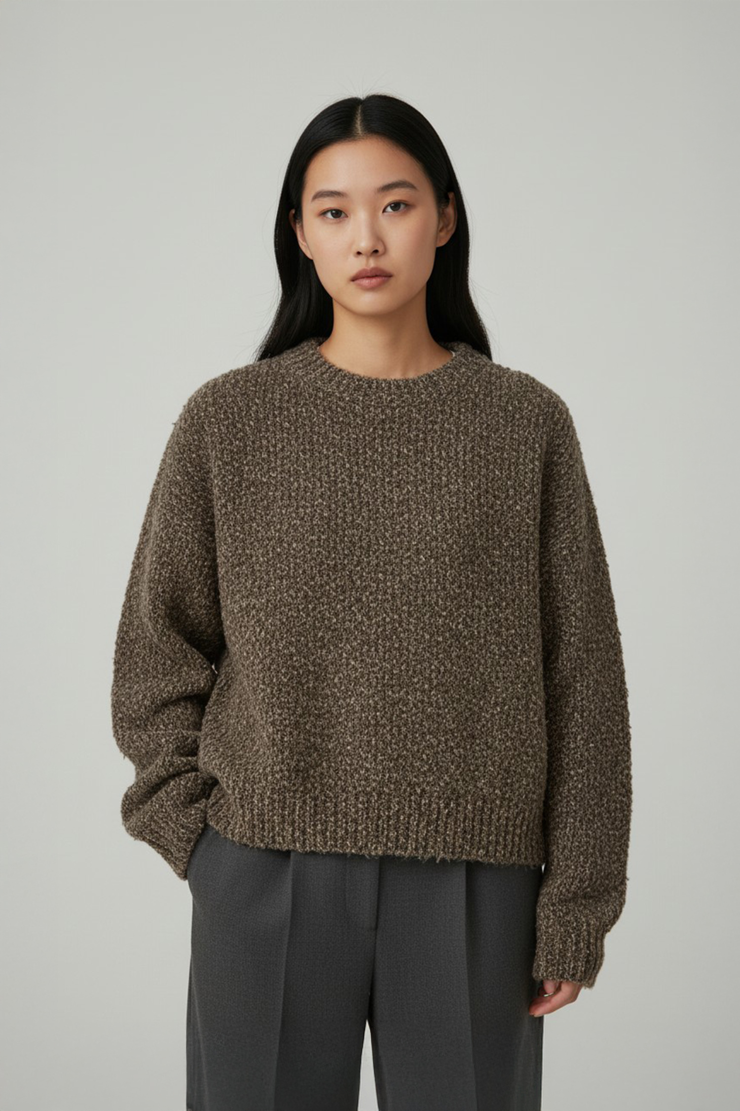 慵懶QQ紗針織毛衣