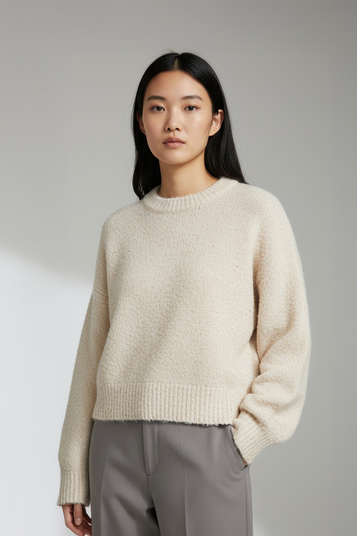 慵懶QQ紗針織毛衣