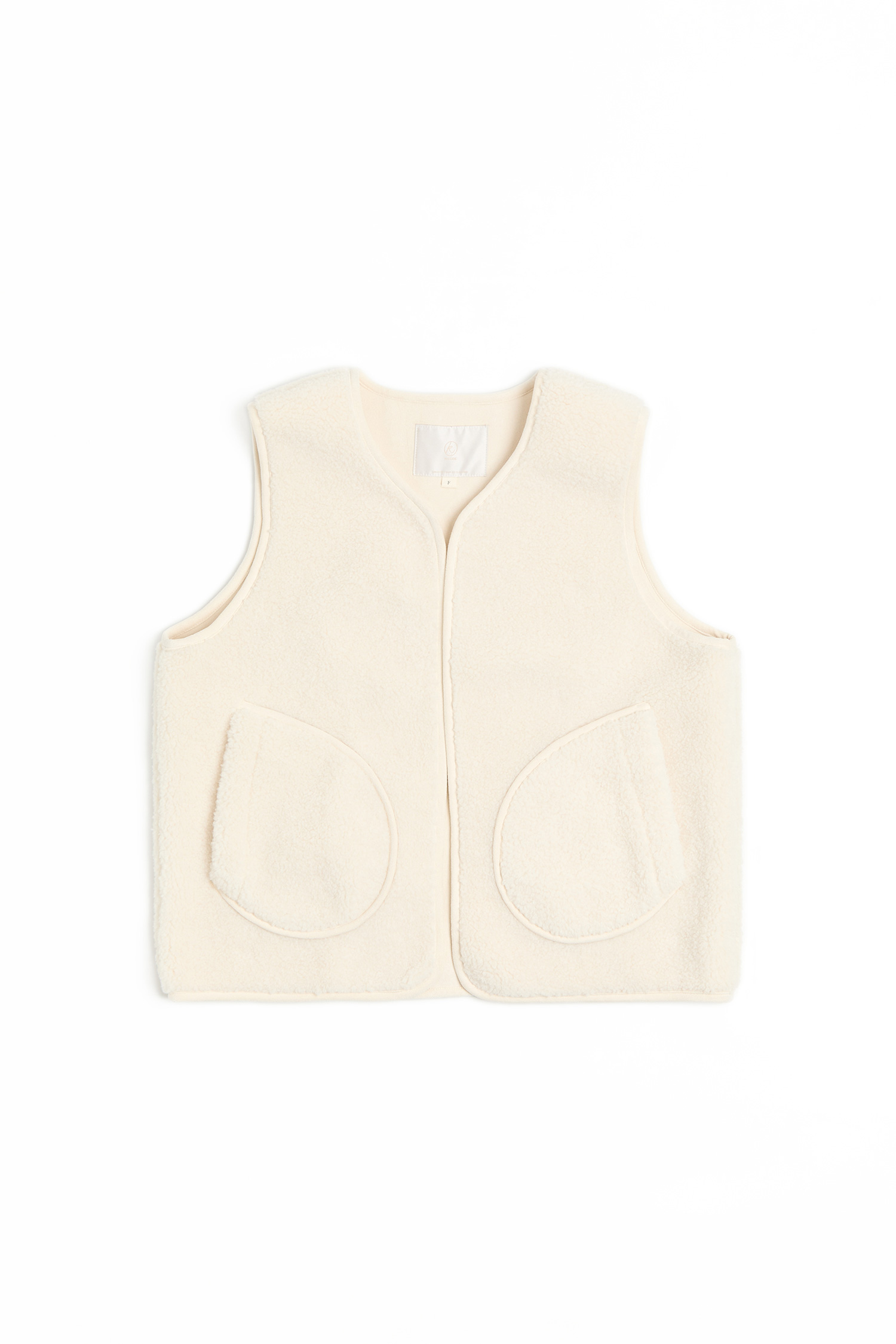 羊羔絨 麂皮口袋背心