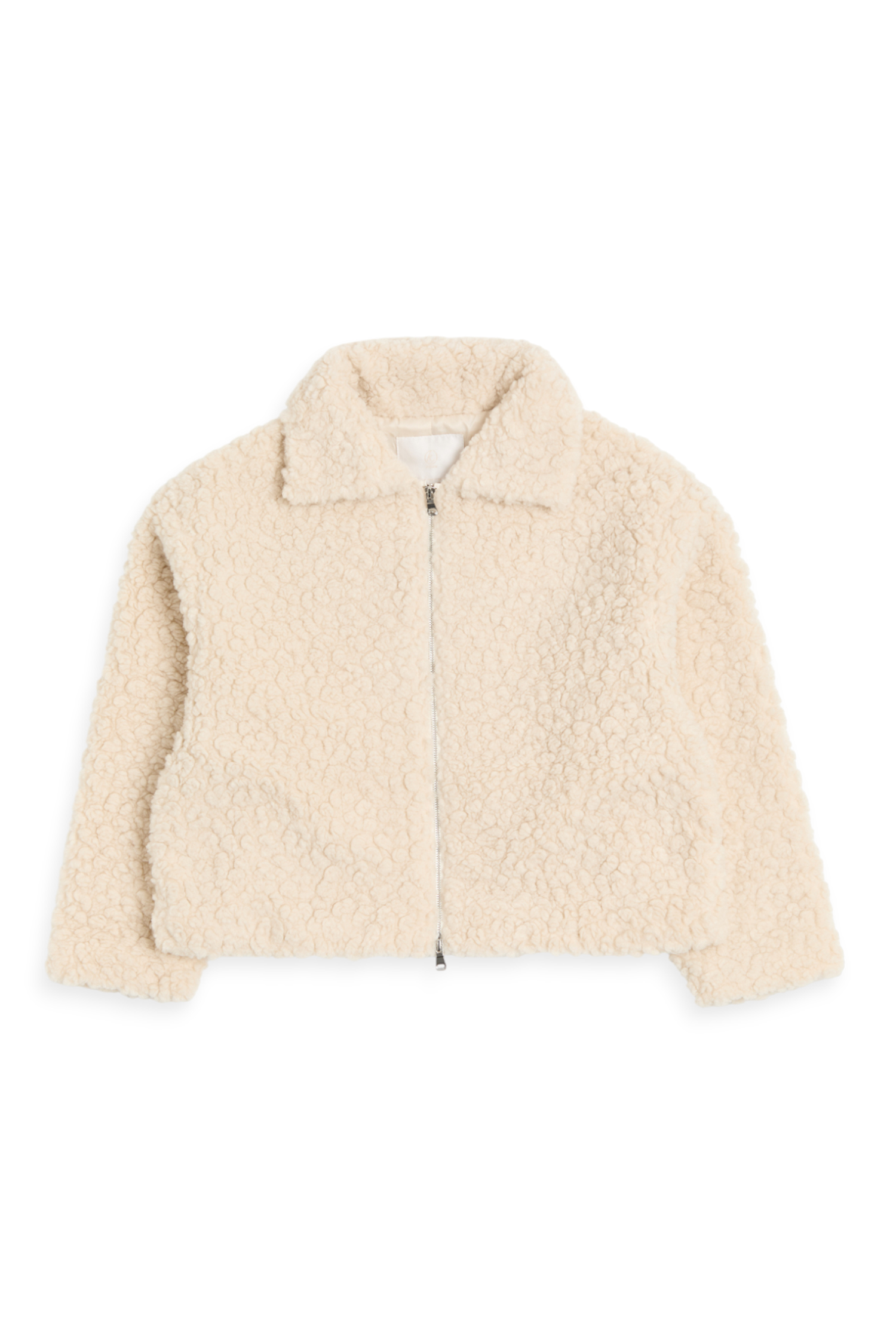 暖羊羊 翻領拉鍊外套