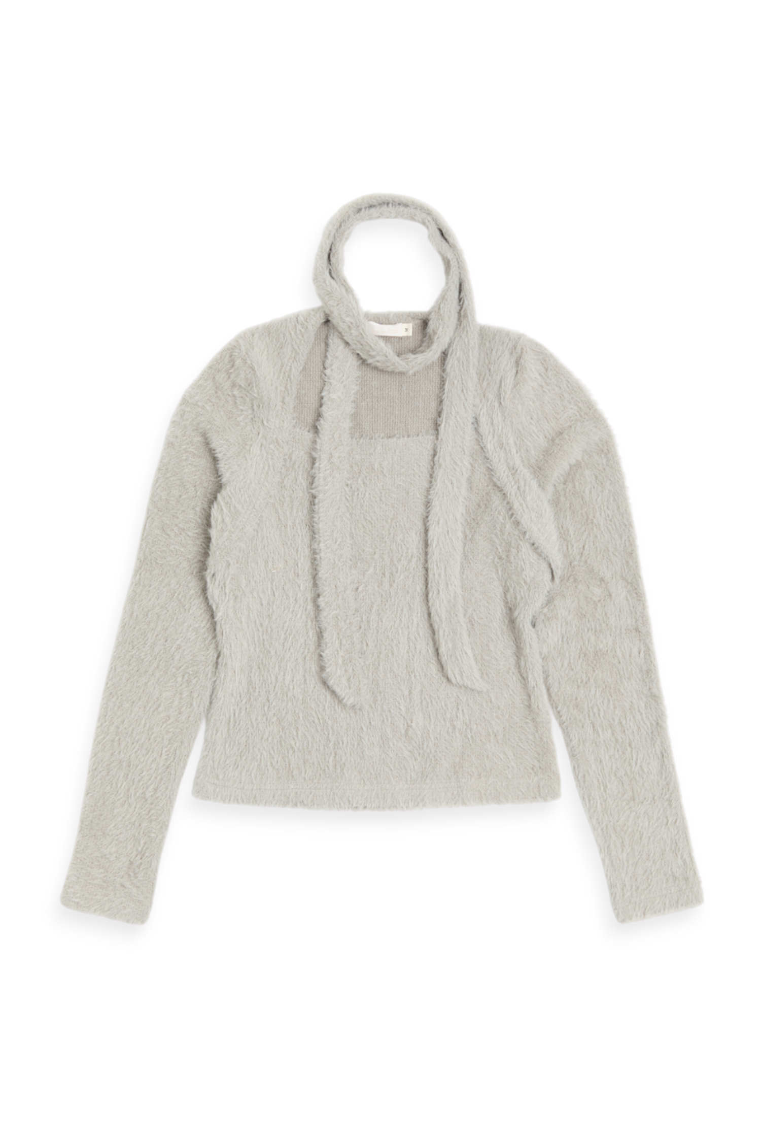 仿貂毛 方領長袖上衣