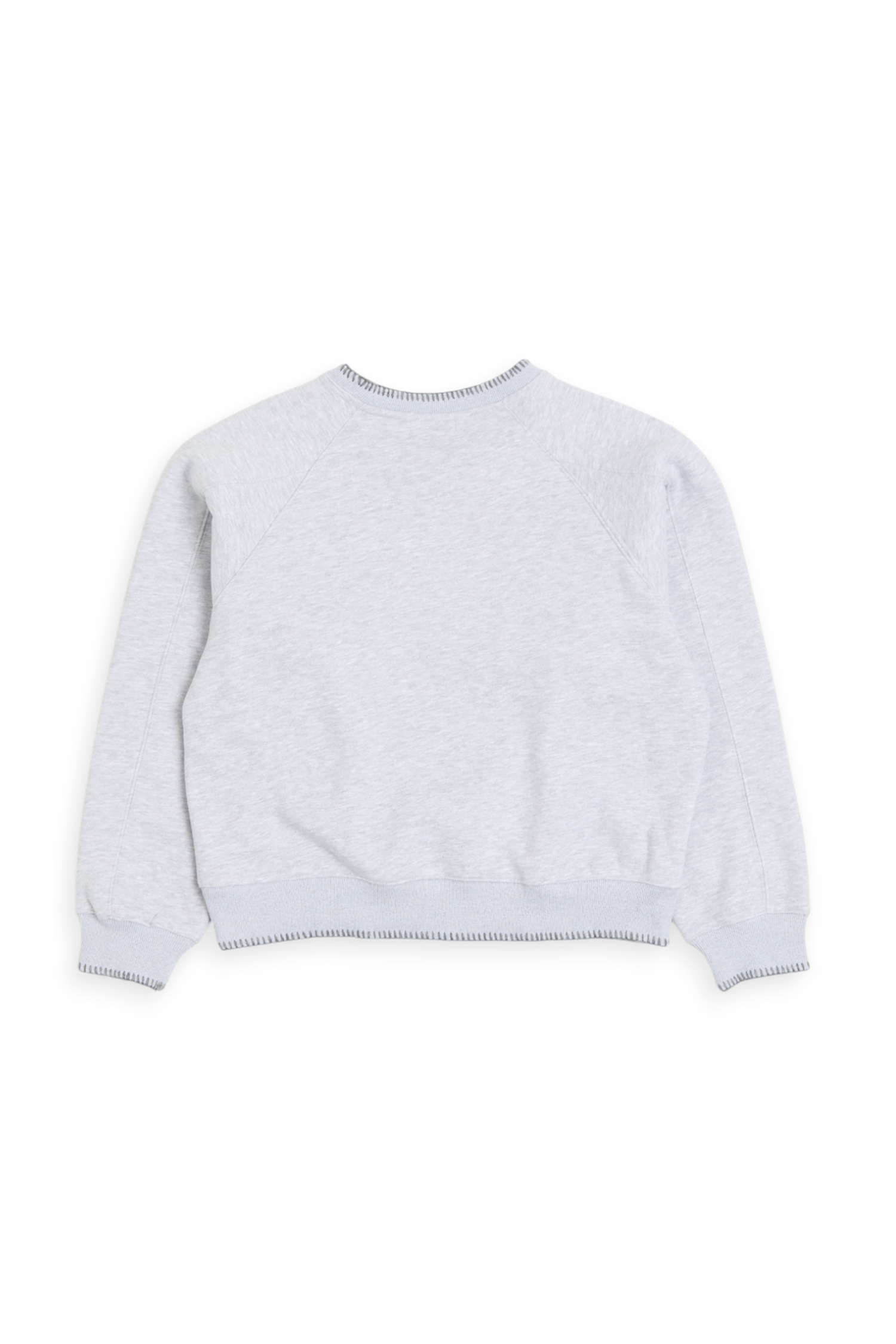 貝殼繡 刷毛插肩大學TEE