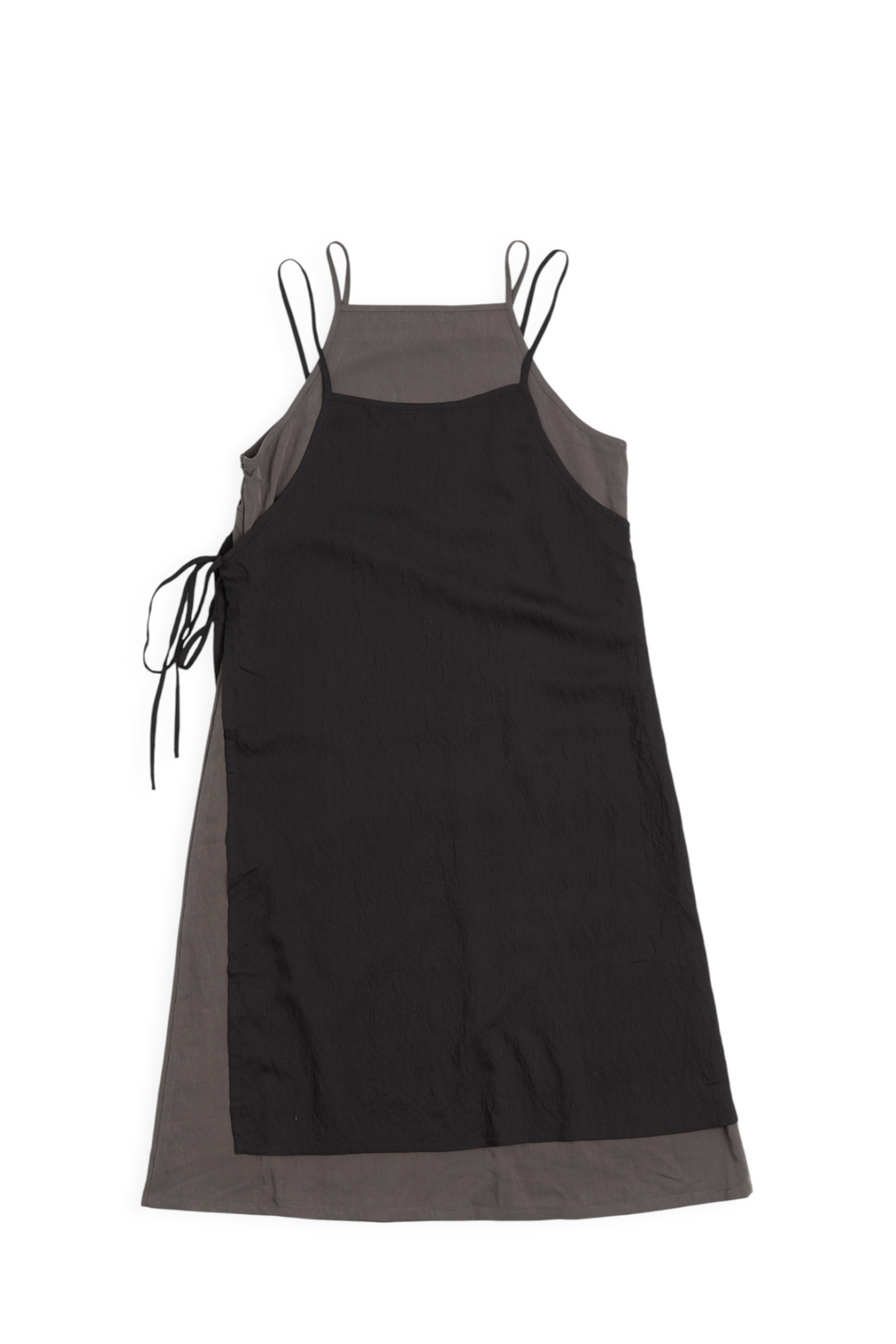 微透層次 A字長洋裝套組