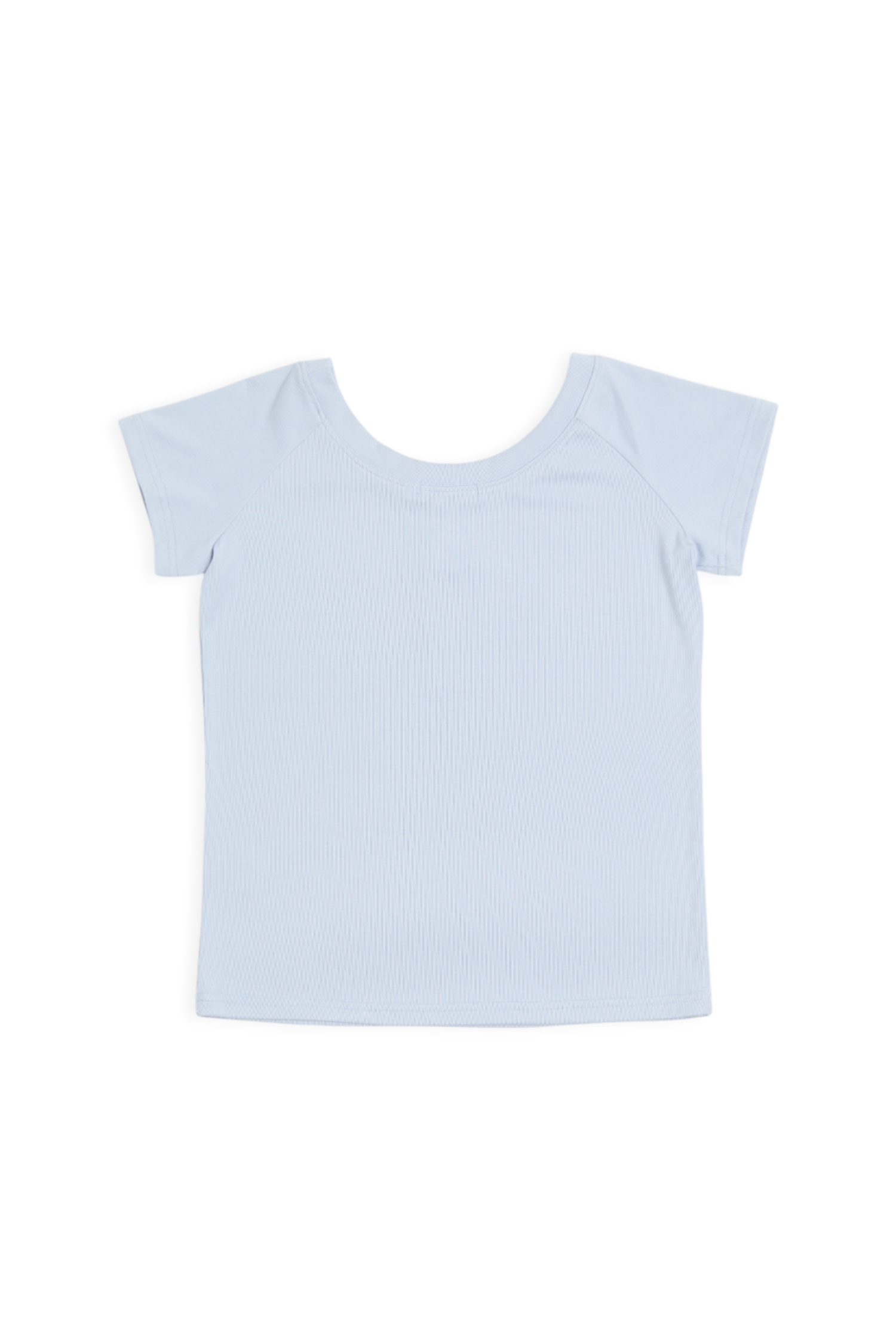 品牌刺繡 莫代爾短袖上衣