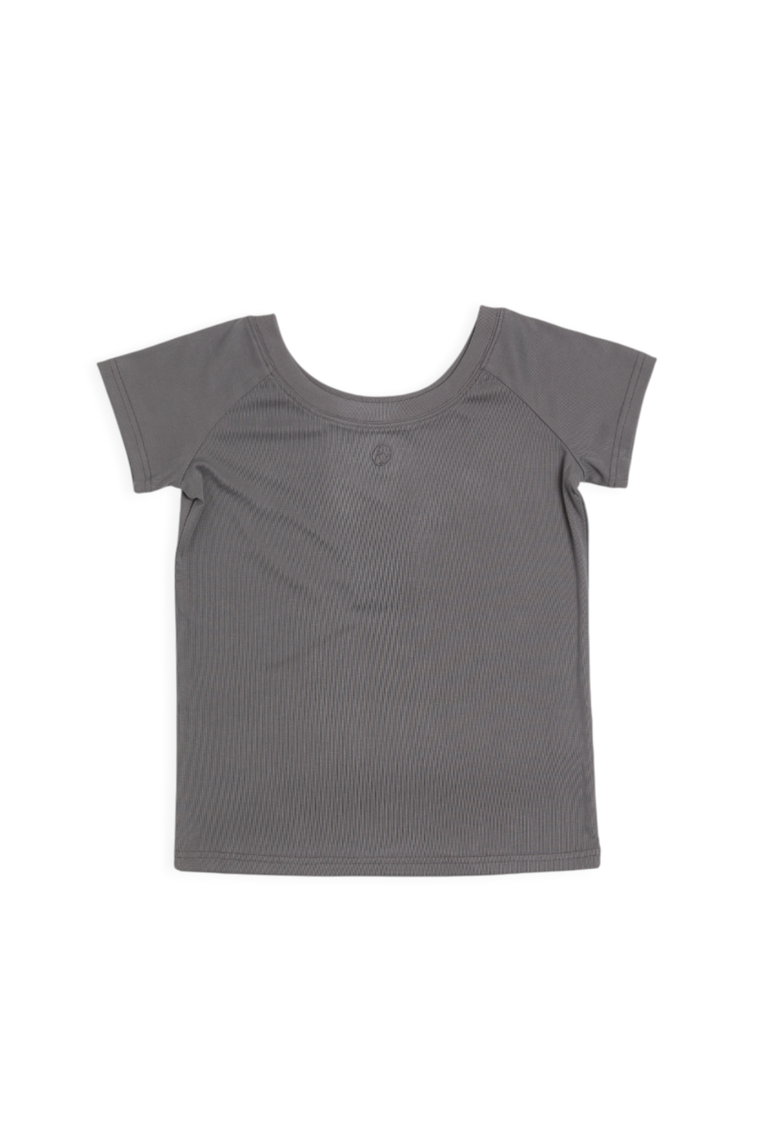 品牌刺繡 莫代爾短袖上衣