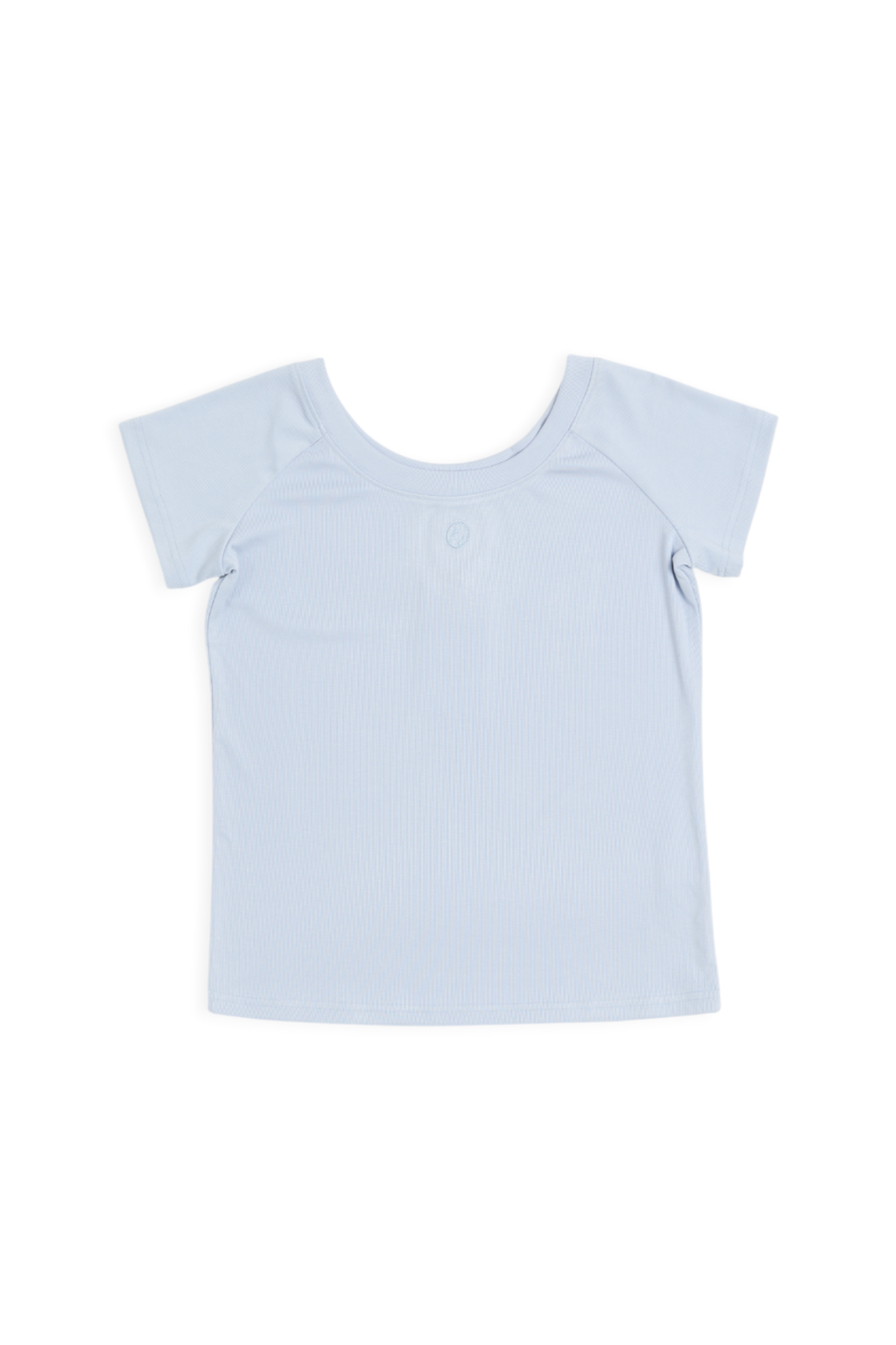 品牌刺繡 莫代爾短袖上衣