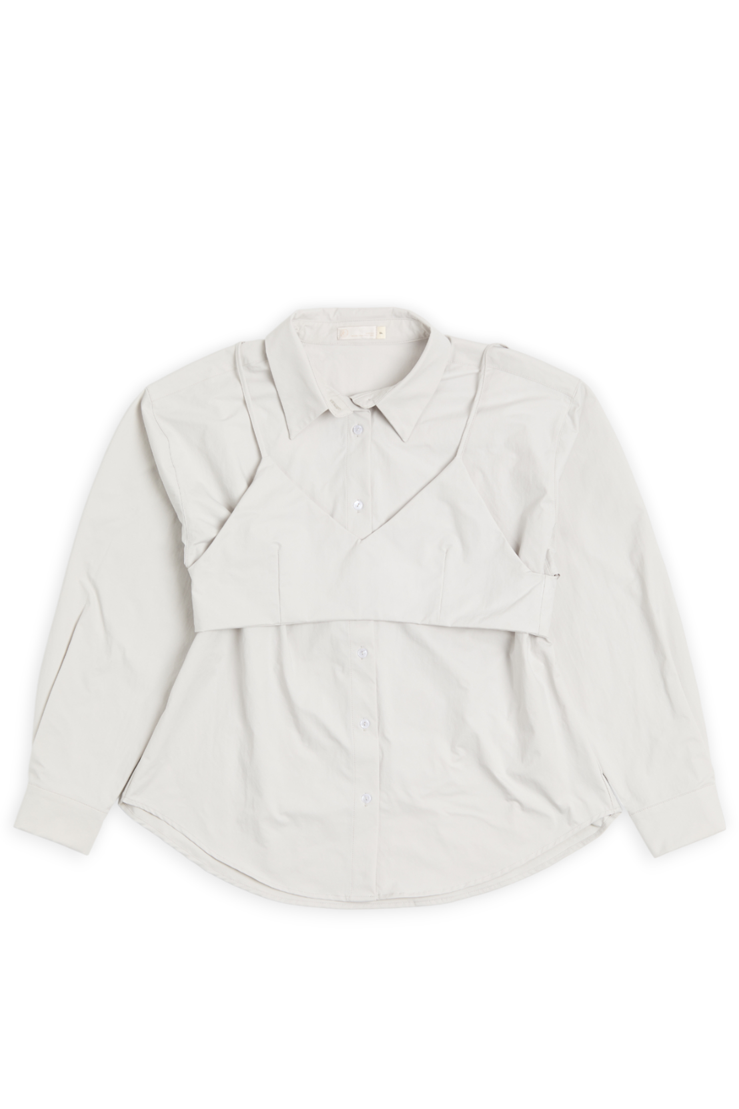 簡約率性 兩件式背心襯衫套組