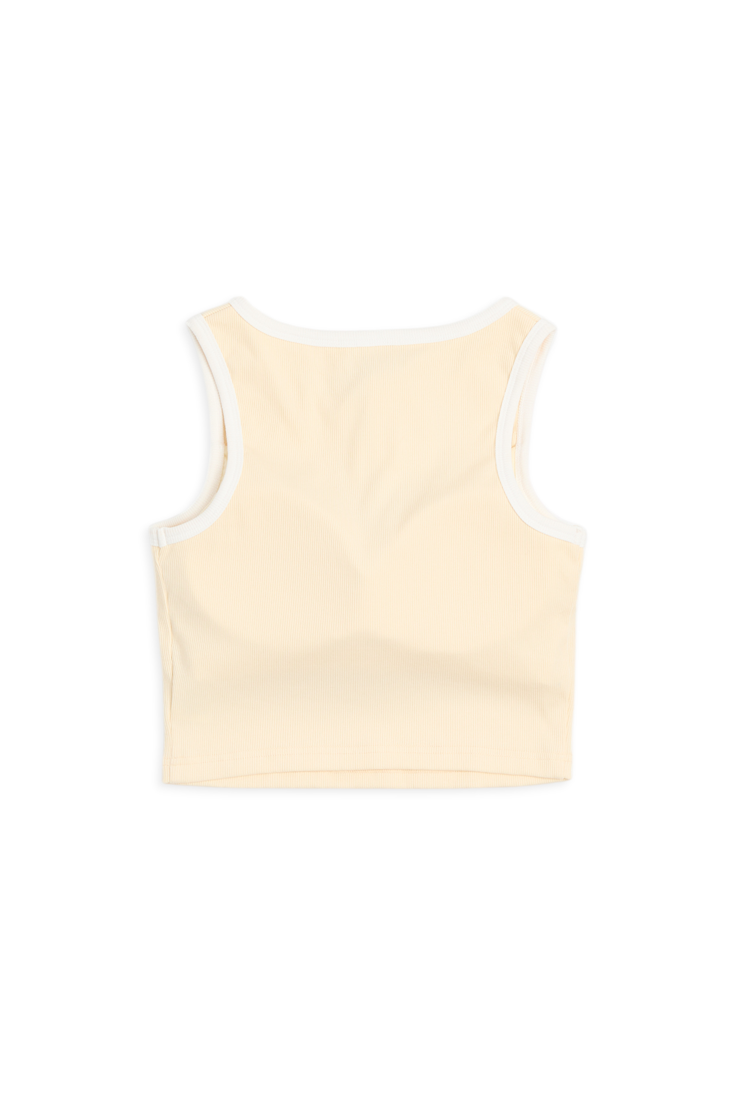 半開襟 羅紋Bra背心