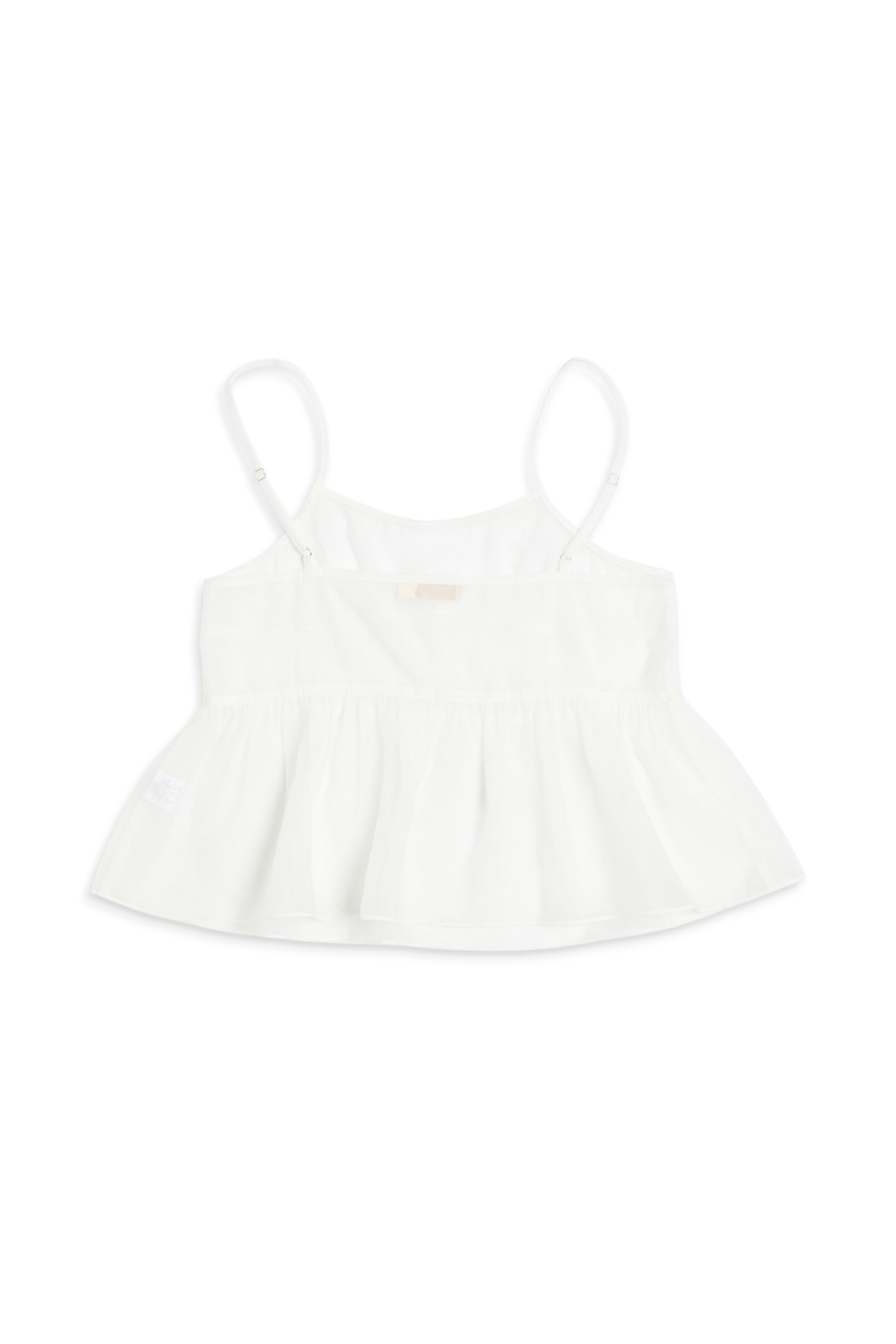 微光透紗 細肩外搭背心