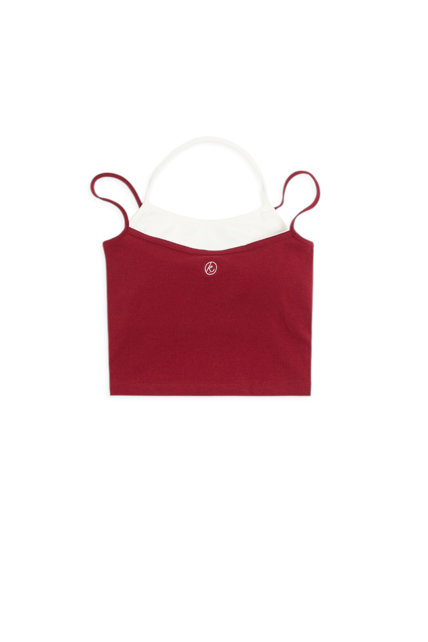 蕾絲撞色 雙層BRA上衣