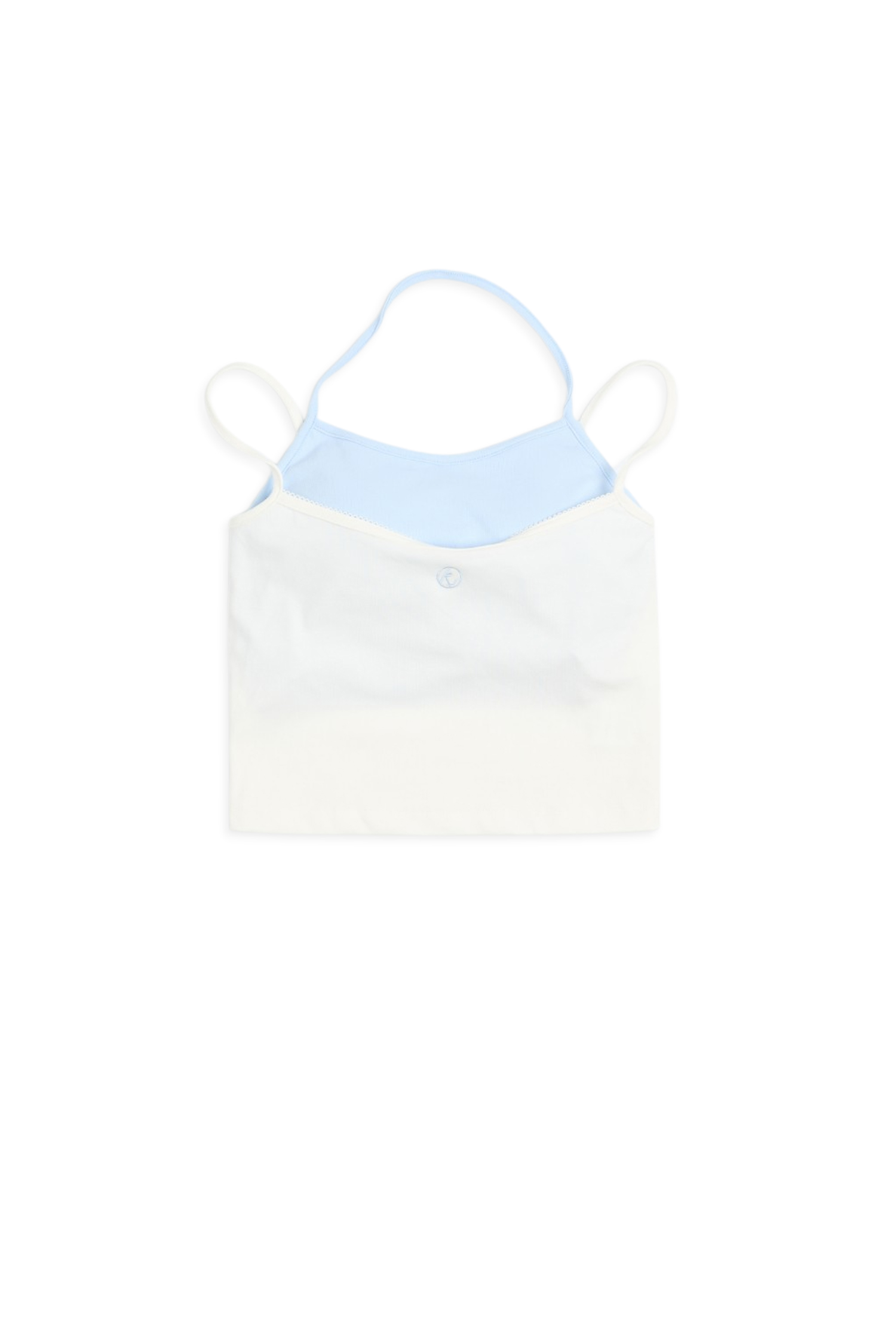 蕾絲撞色 雙層BRA上衣