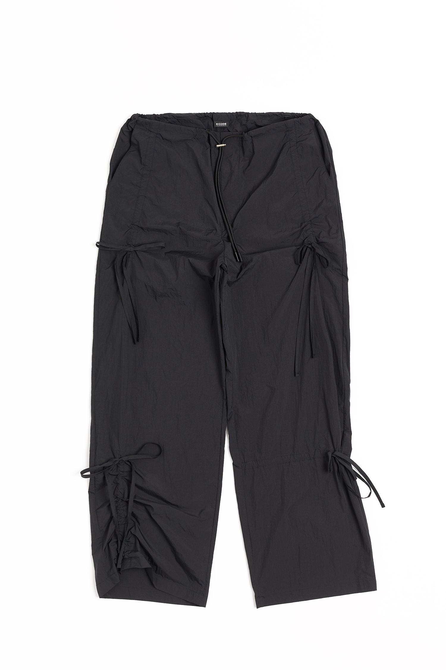 K:CODE 綁帶造型 尼龍長褲(女)