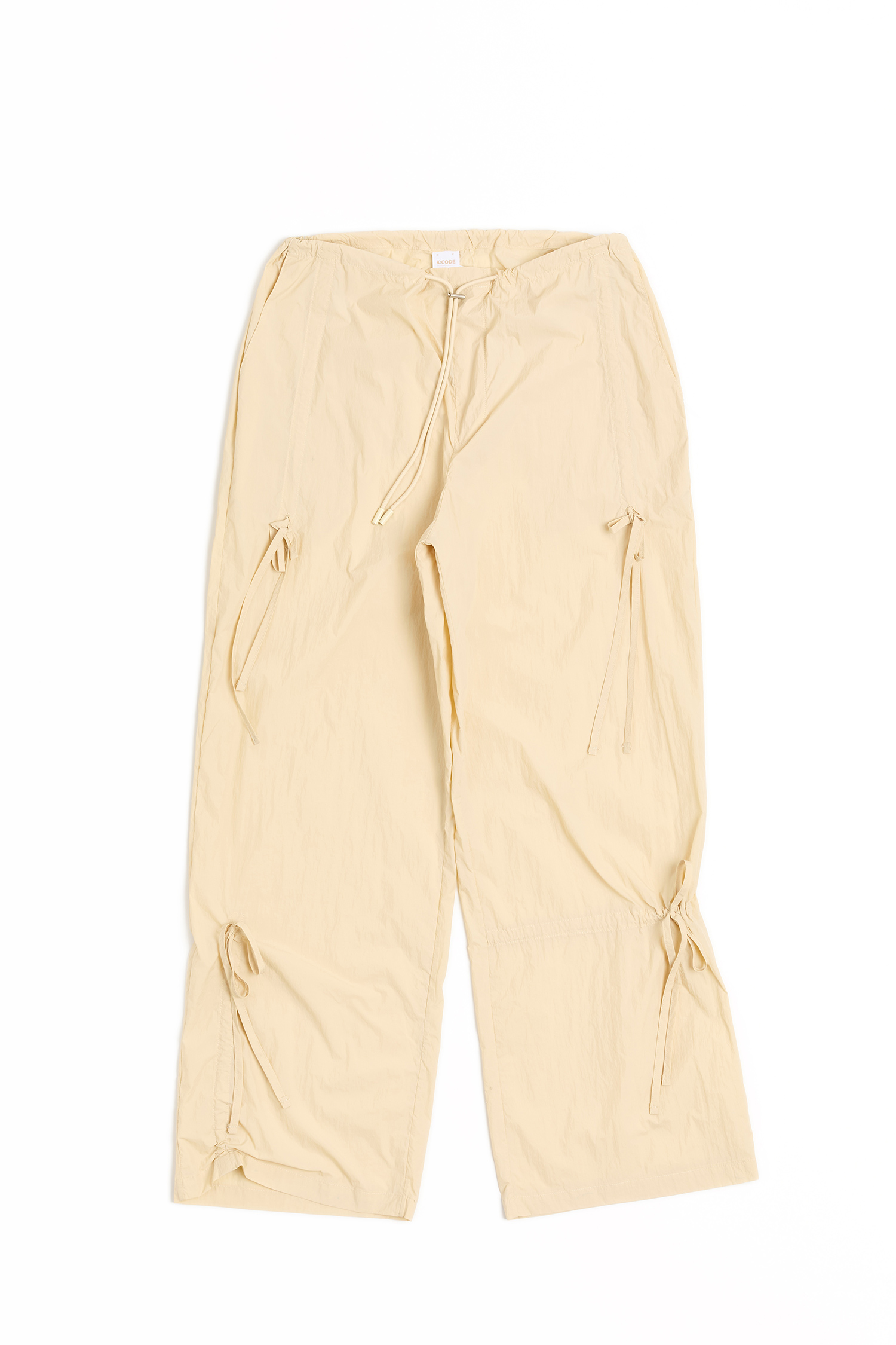 K:CODE 綁帶造型 尼龍長褲(女)