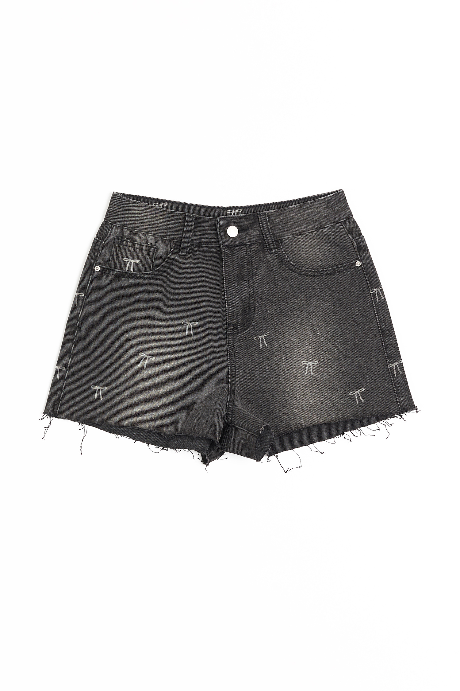 K:CODE 滿版蝴蝶結 牛仔短褲(女)