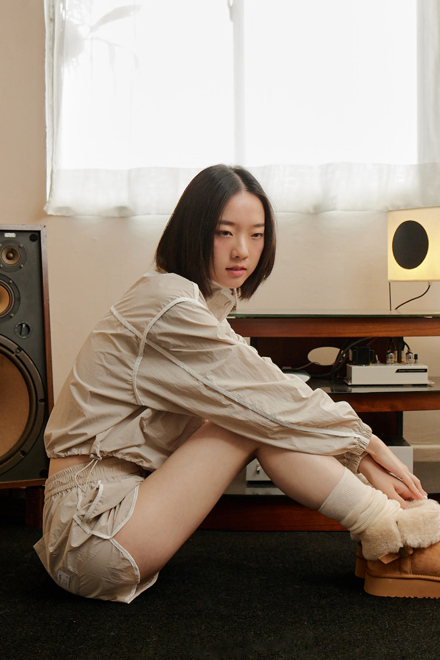 K:CODE 刷刷布套裝短褲(女)