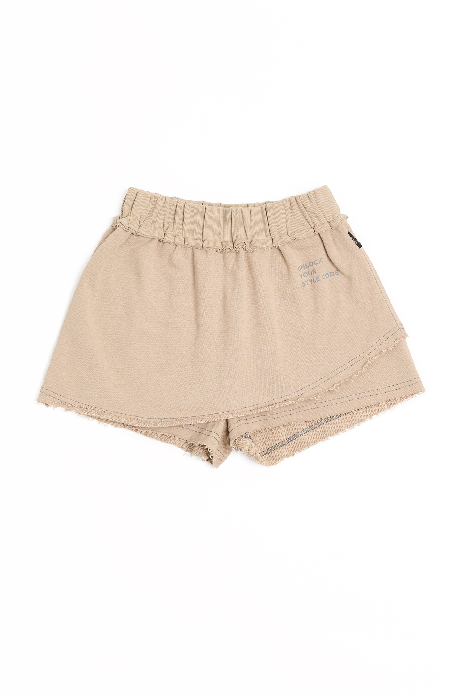 K:CODE 反縫設計 針織短褲裙(女)