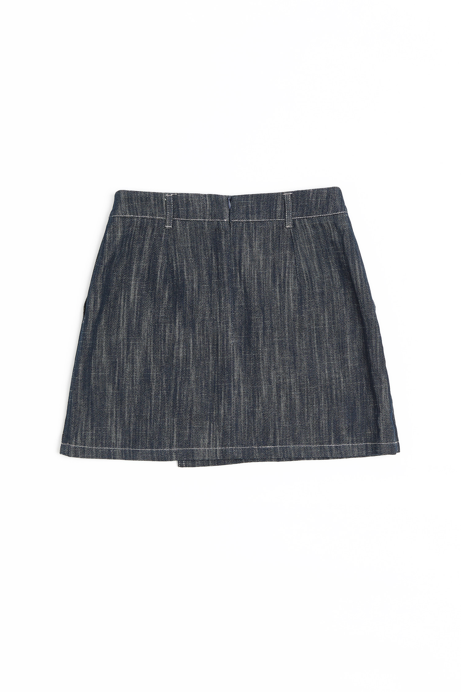 K:CODE 牛仔蓋片短裙(女)