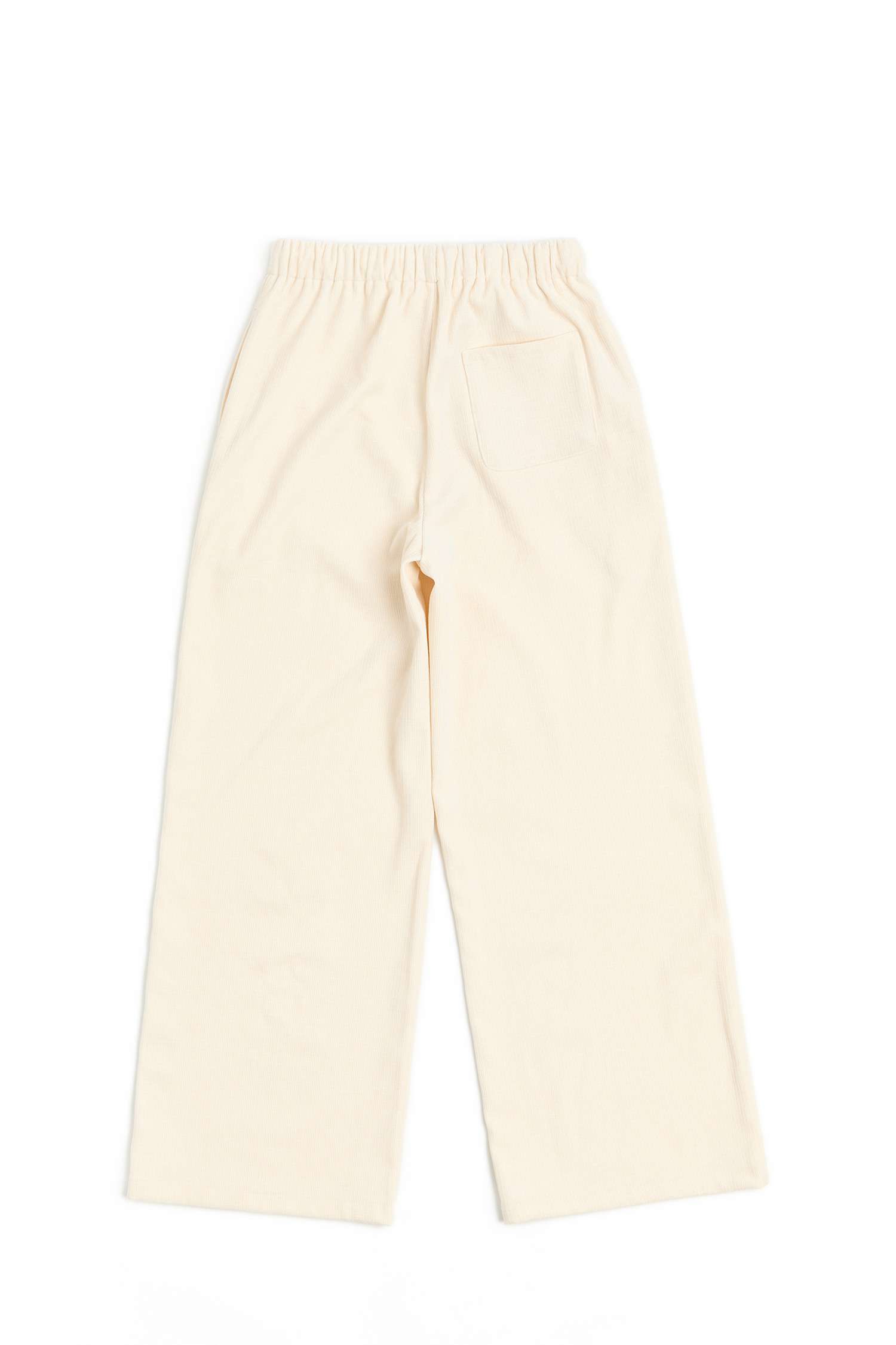 雪尼爾絨 保暖直筒寬褲