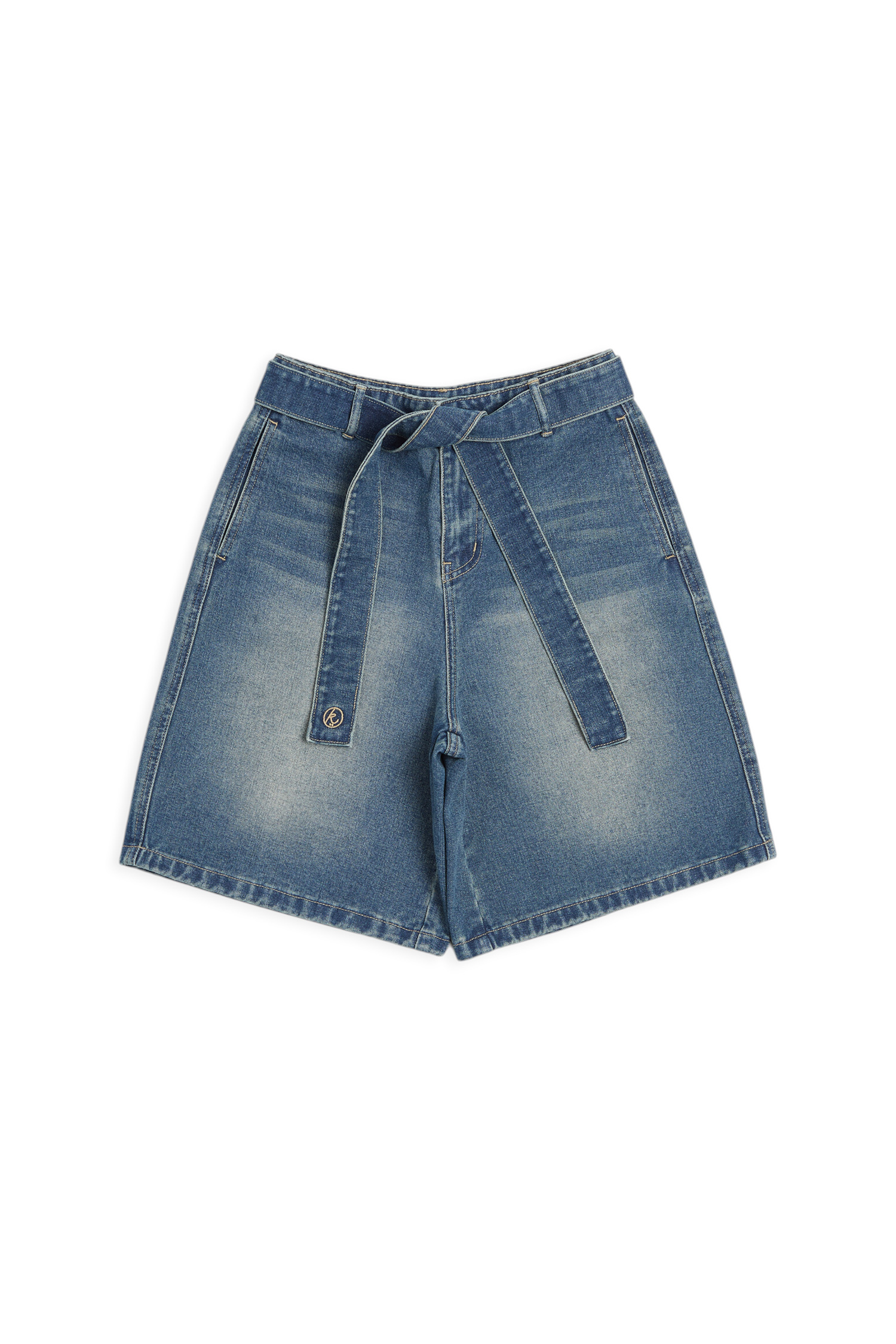 綁帶造型 小男孩五分短褲