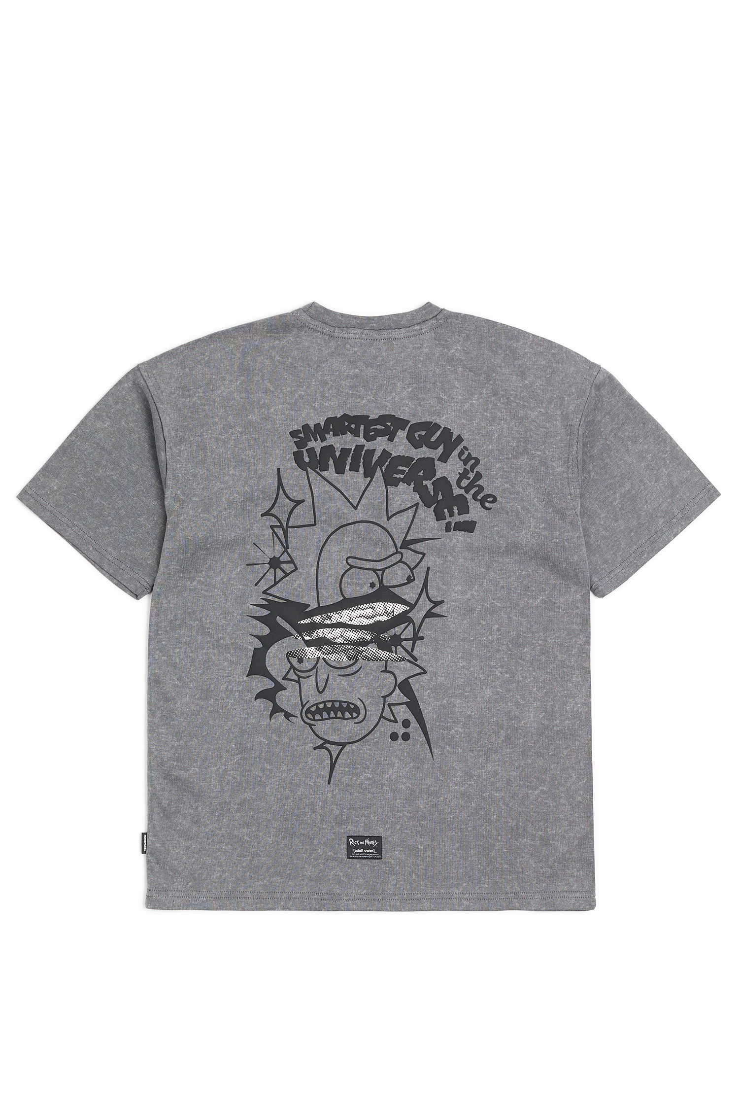 Rick and Morty 發泡印花塗鴉 渲染短袖上衣