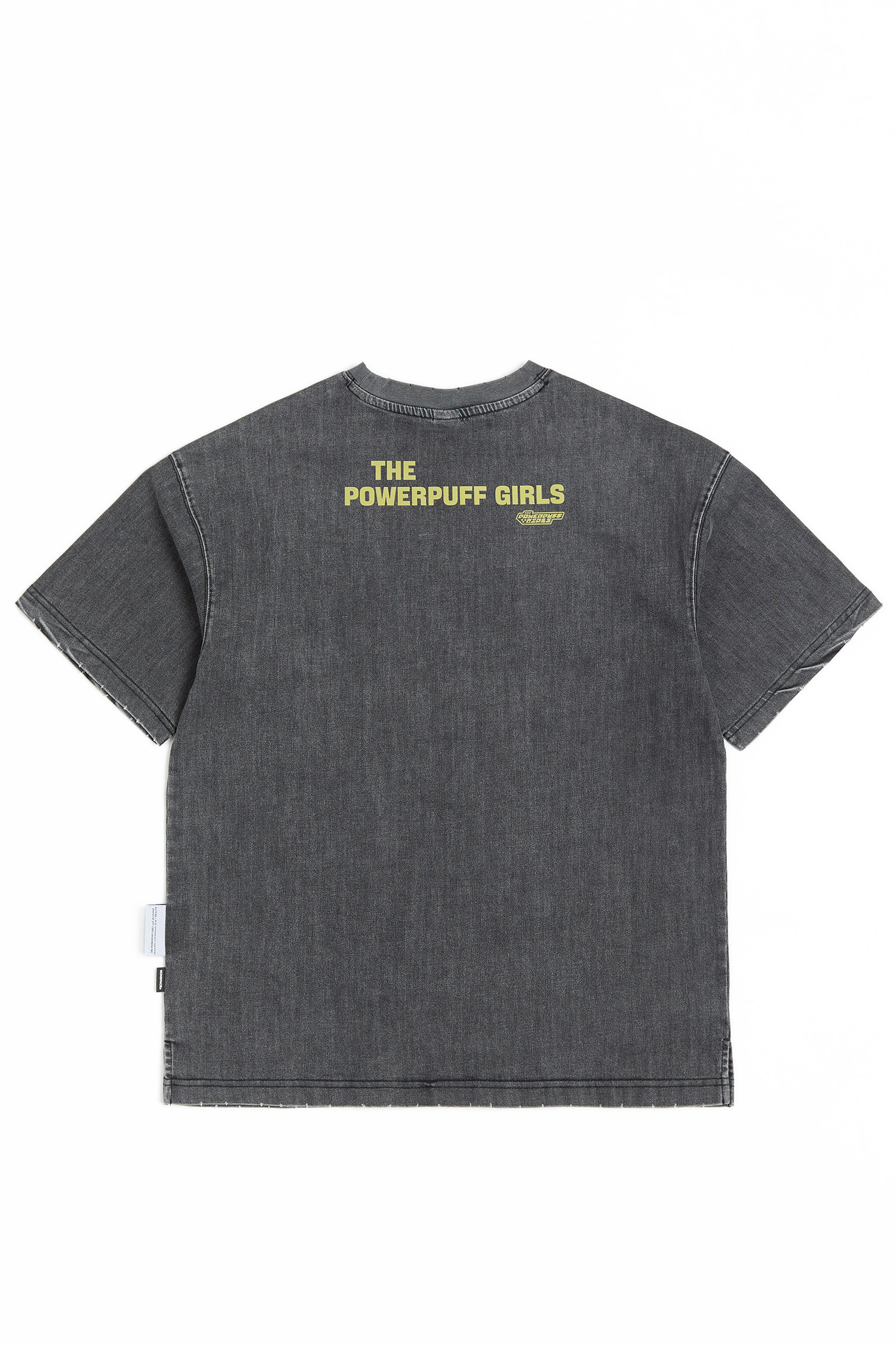 飛天小女警 水洗刷破短袖上衣