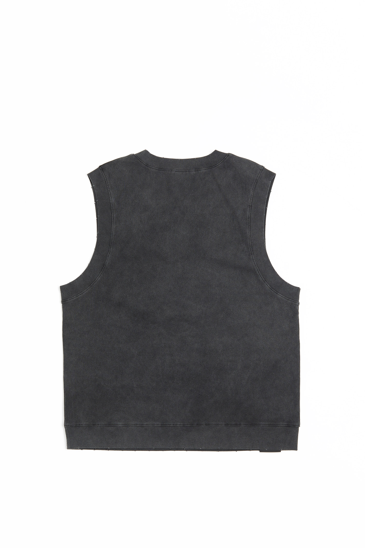 NONSPACE 水洗刷破繡花無袖背心