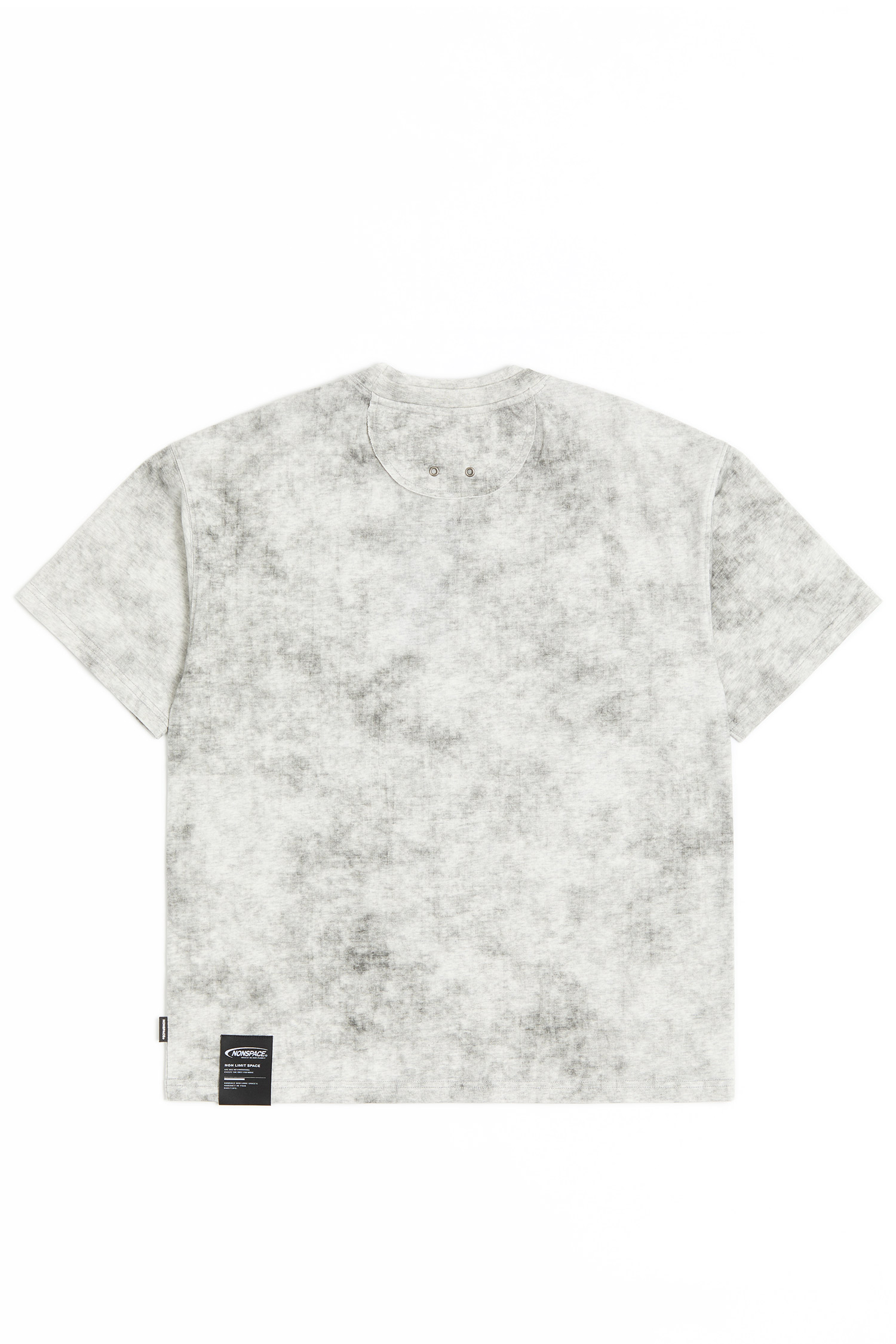 雙層領復古渲染 短袖上衣