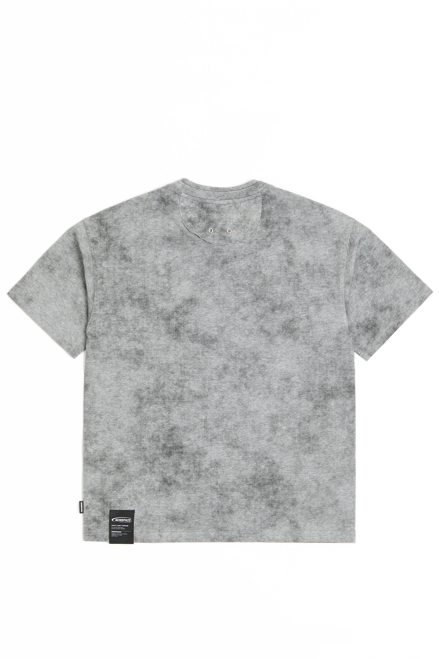 雙層領復古渲染 短袖上衣