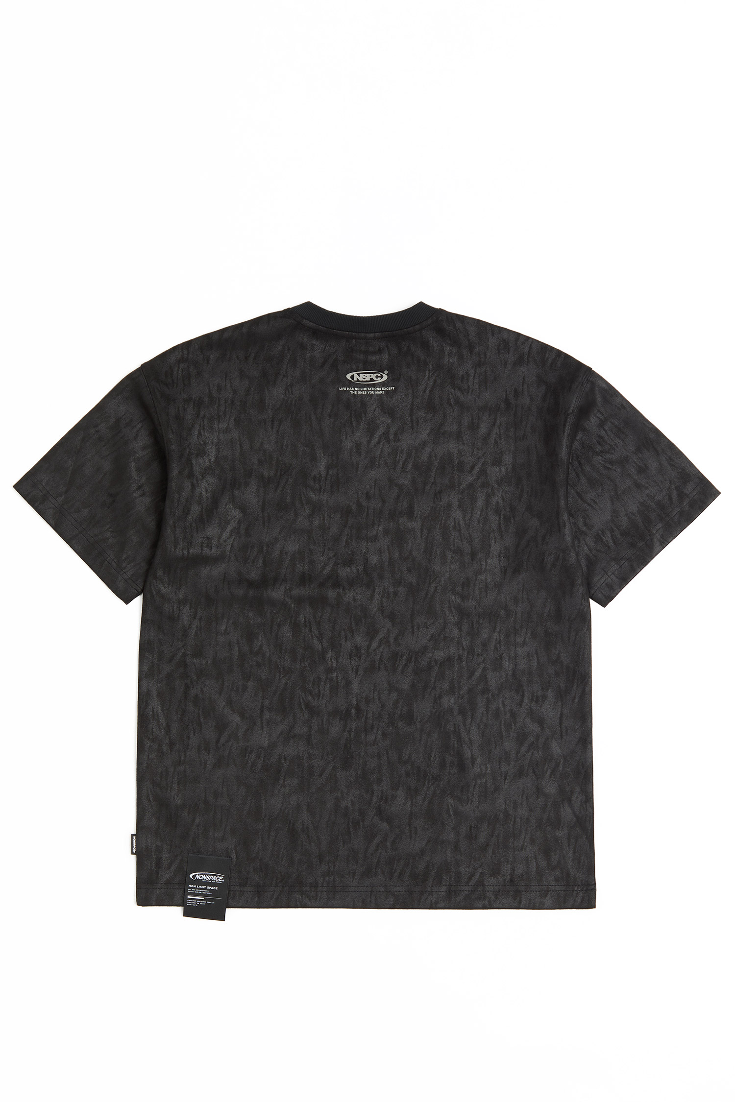 麂皮絨繡花 短袖上衣