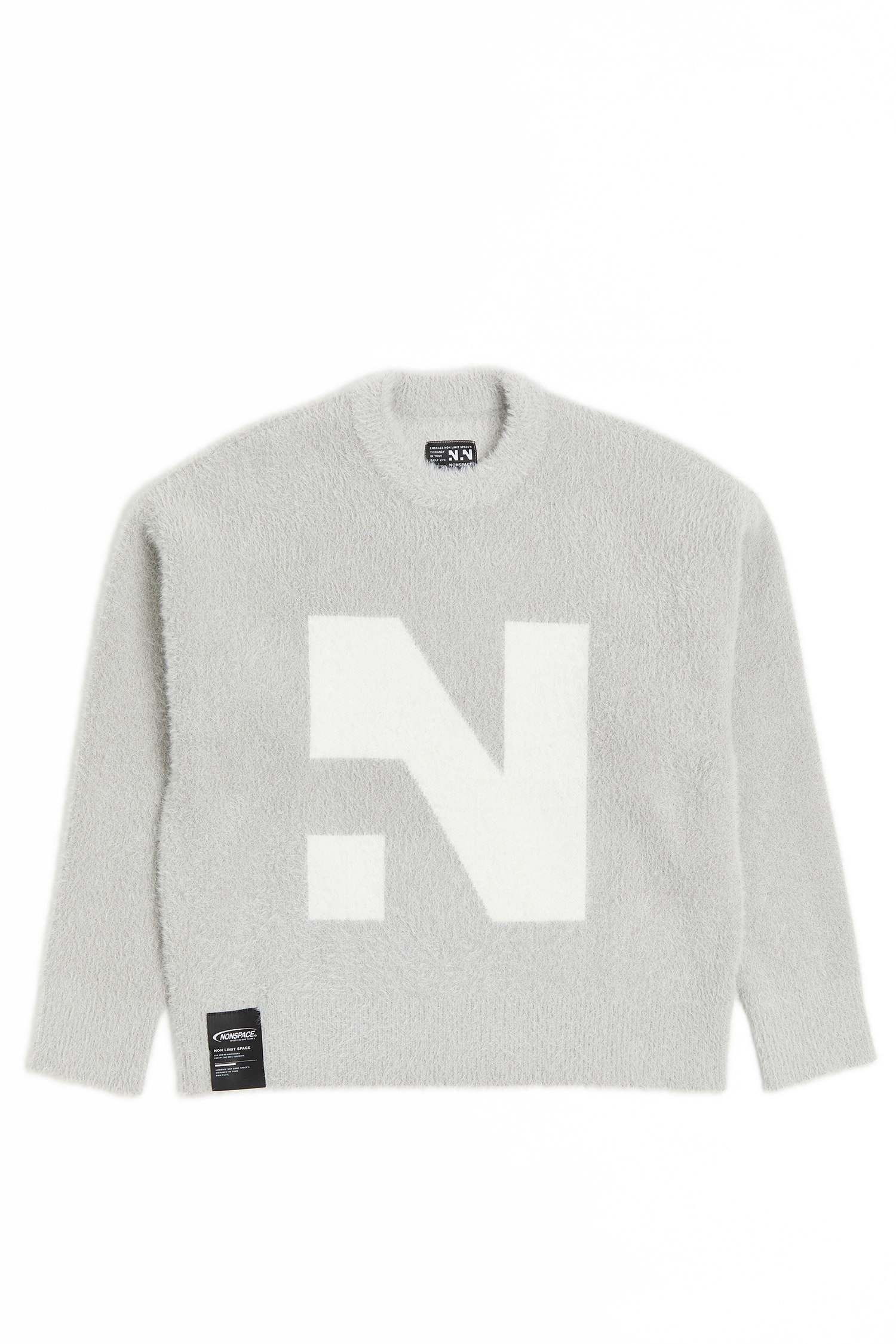 NONSPACE 品牌經典緹花 針織長袖毛衣