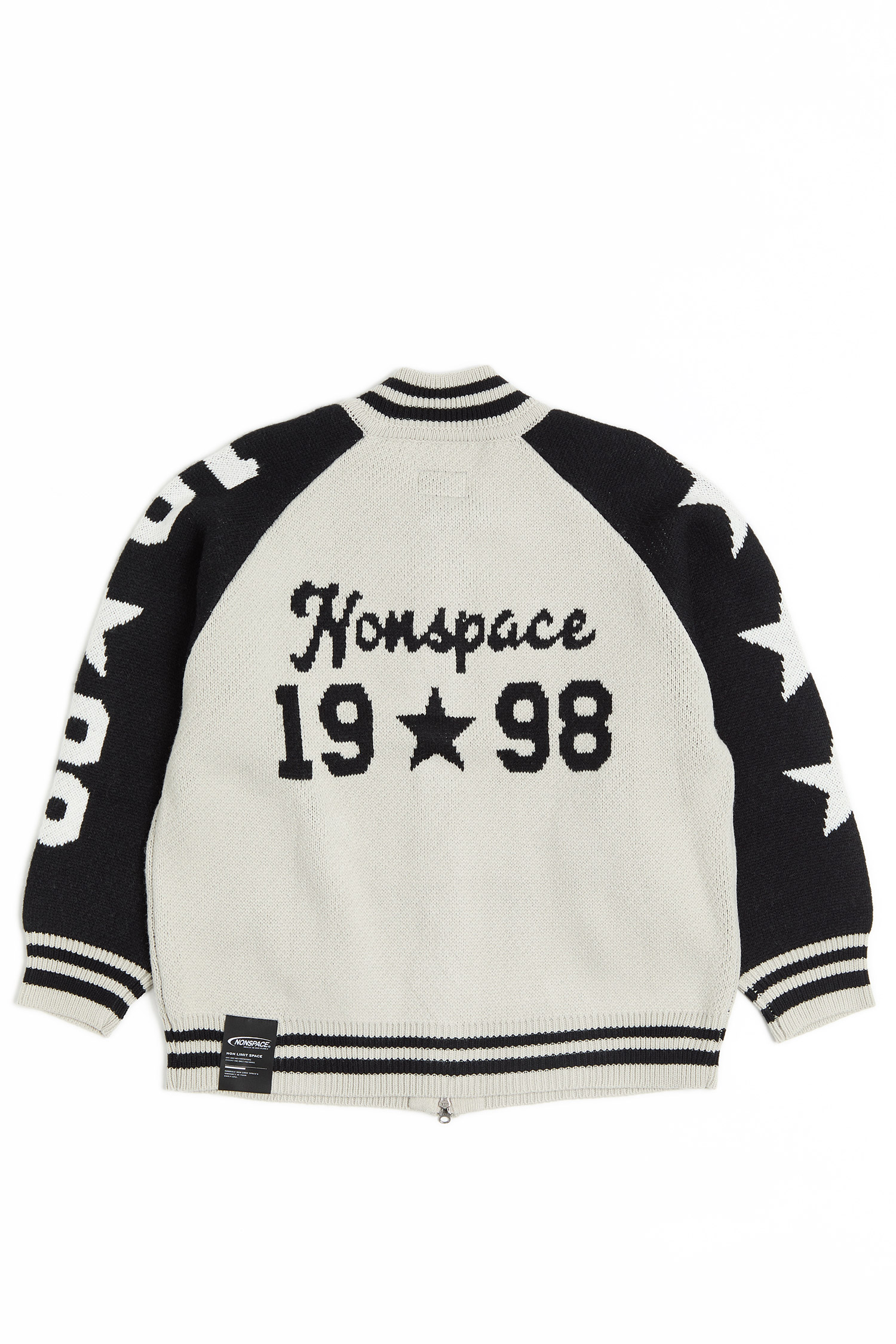 針織緹花棒球外套