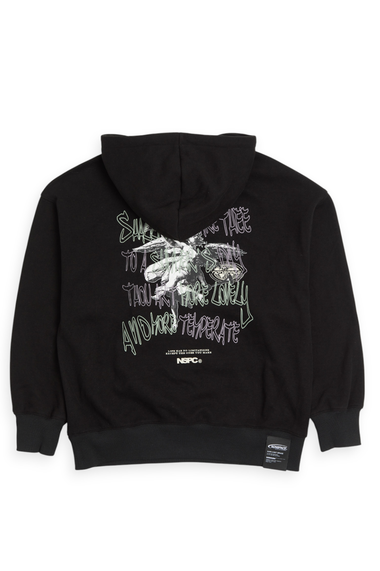 莎翁塗鴉連帽長袖上衣