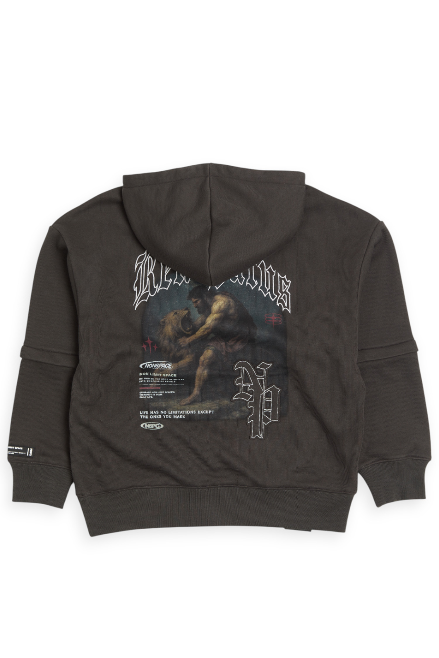 困獸之鬥 復奧粒絨 連帽長袖上衣