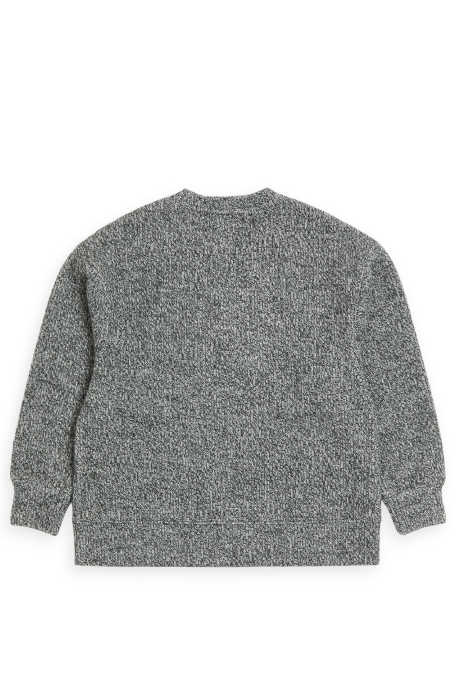 異字體貼布繡 針織長袖上衣