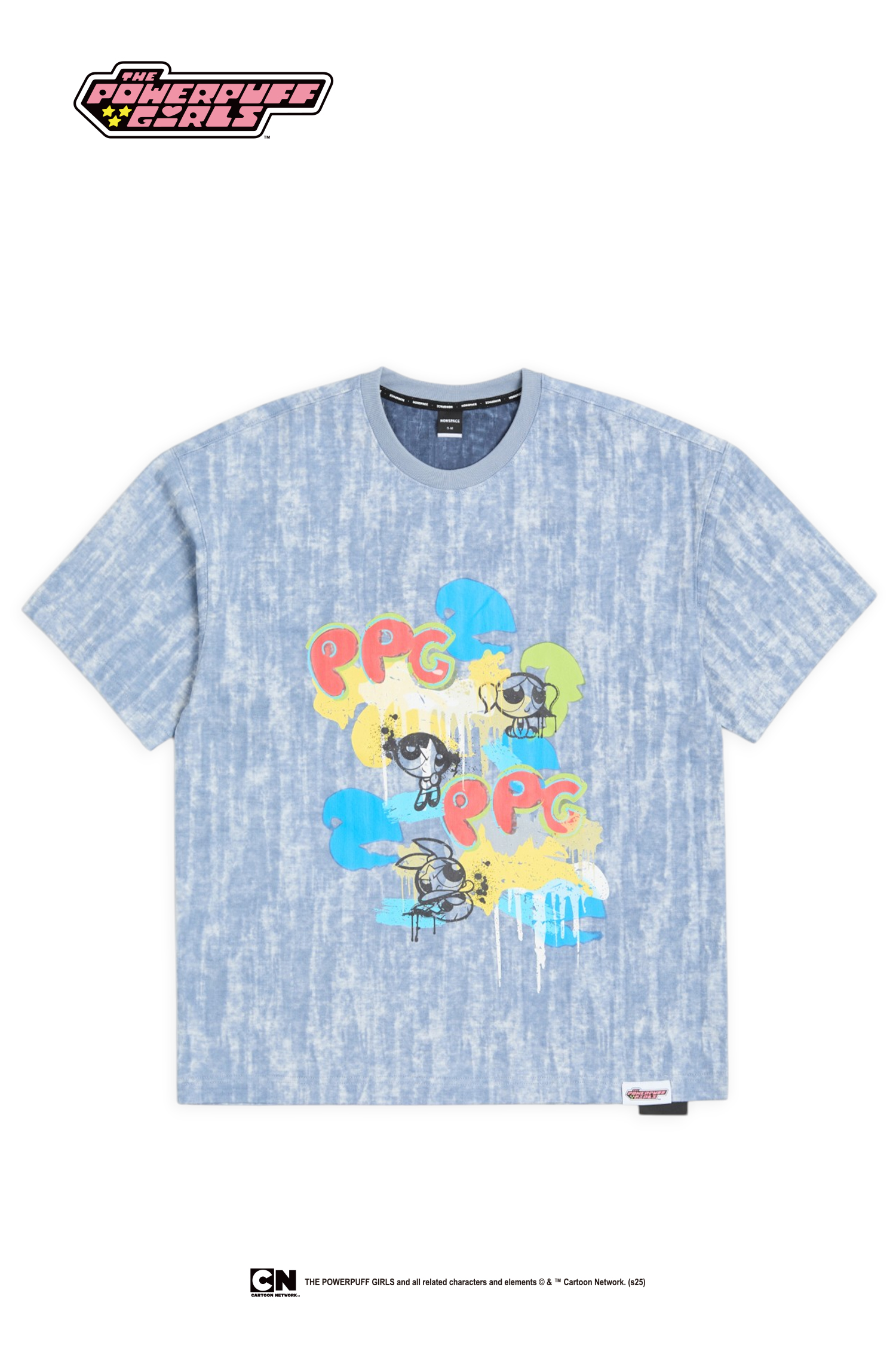 飛天小女警 街頭噴繪印花 短袖上衣