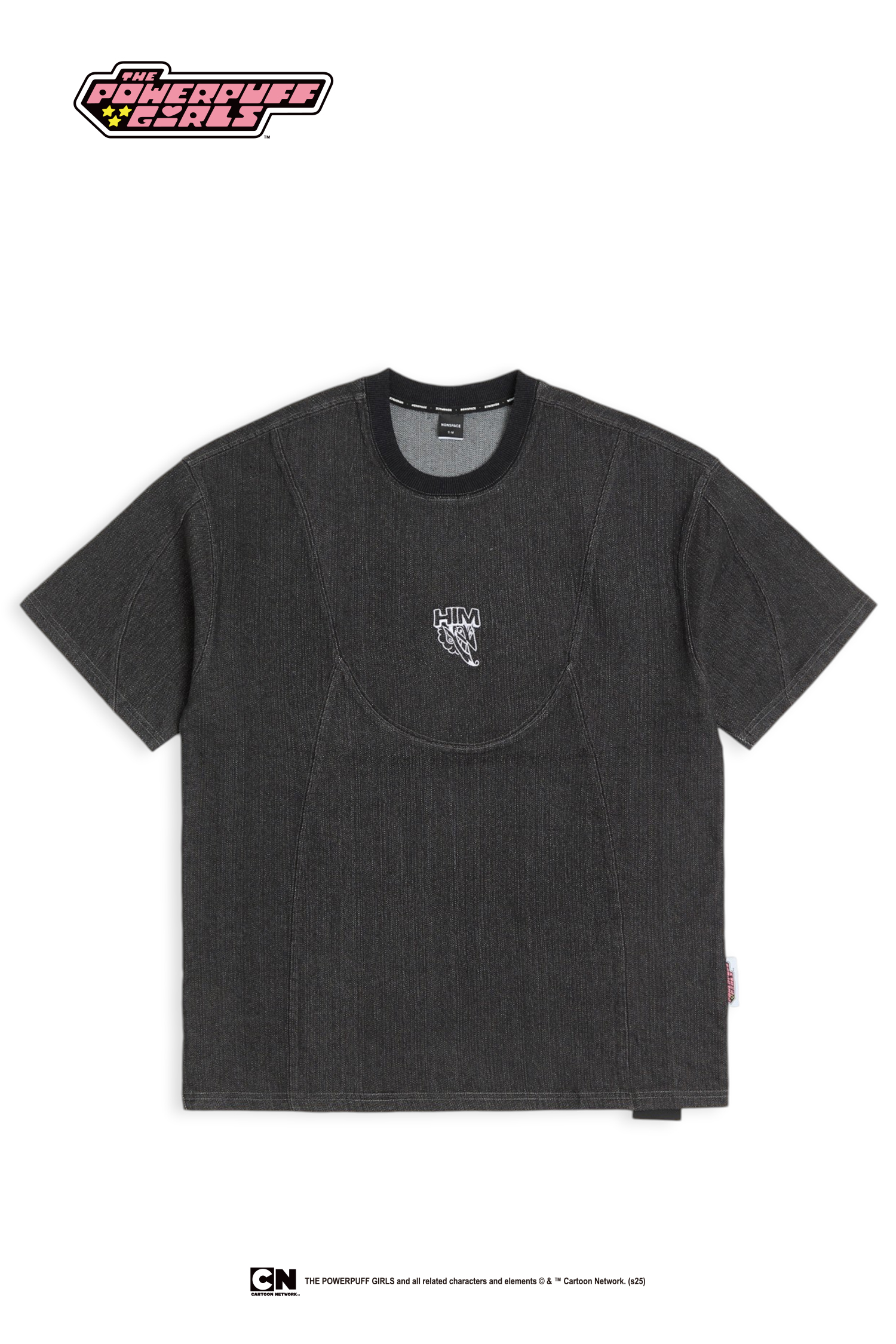 飛天小女警 大魔怪HIM 牛仔短袖上衣